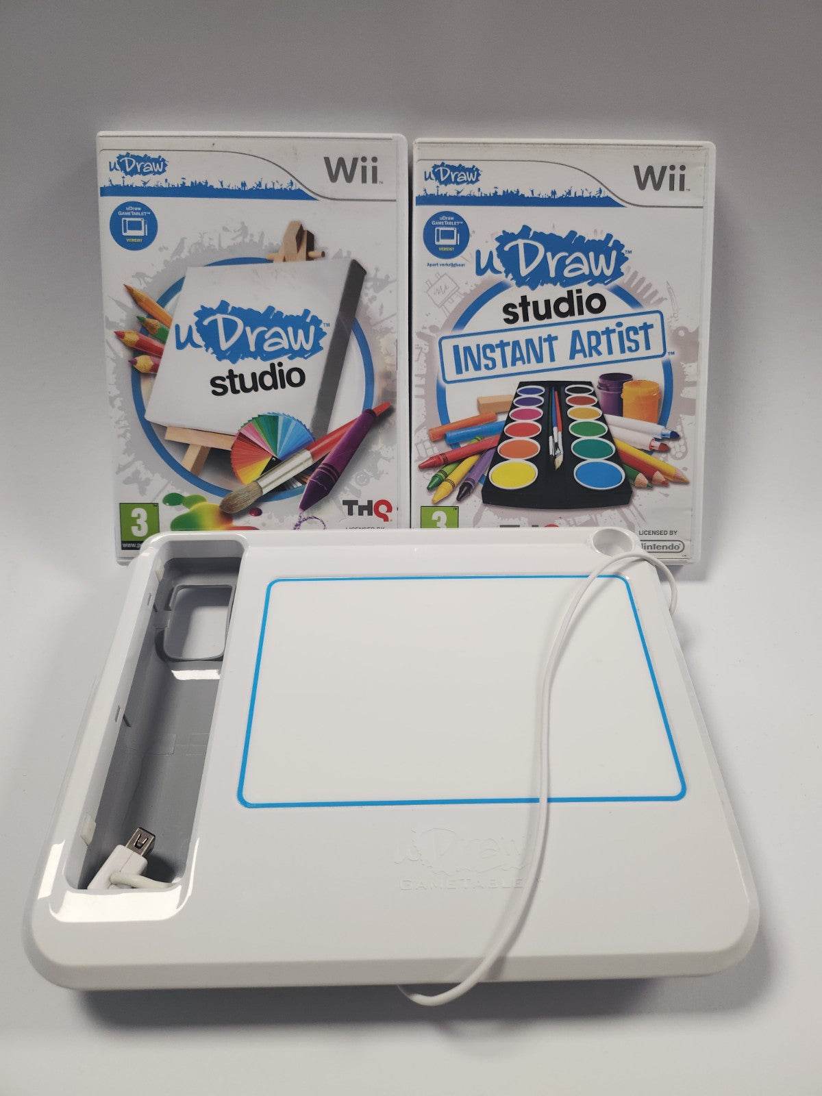 U Draw Gaming Tablet inclusief 2 games Nintendo Wii - Feniks Gameshop