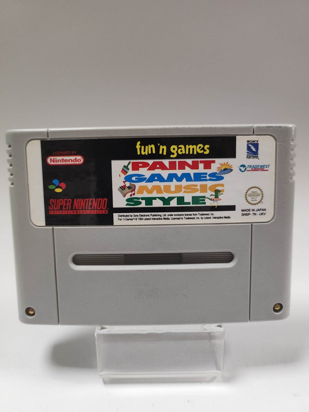 Fun 'n Games (Paint, Games, Music, Style) SNES - Feniks Gameshop