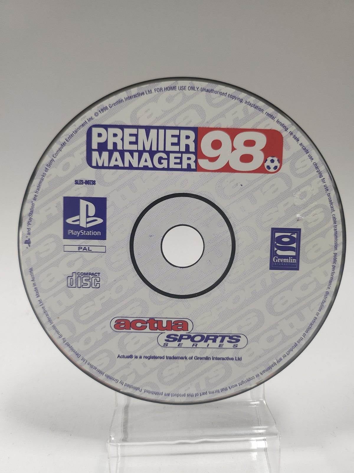 Premier Manager 98 (disc only) PlayStation 1 - Feniks Gameshop