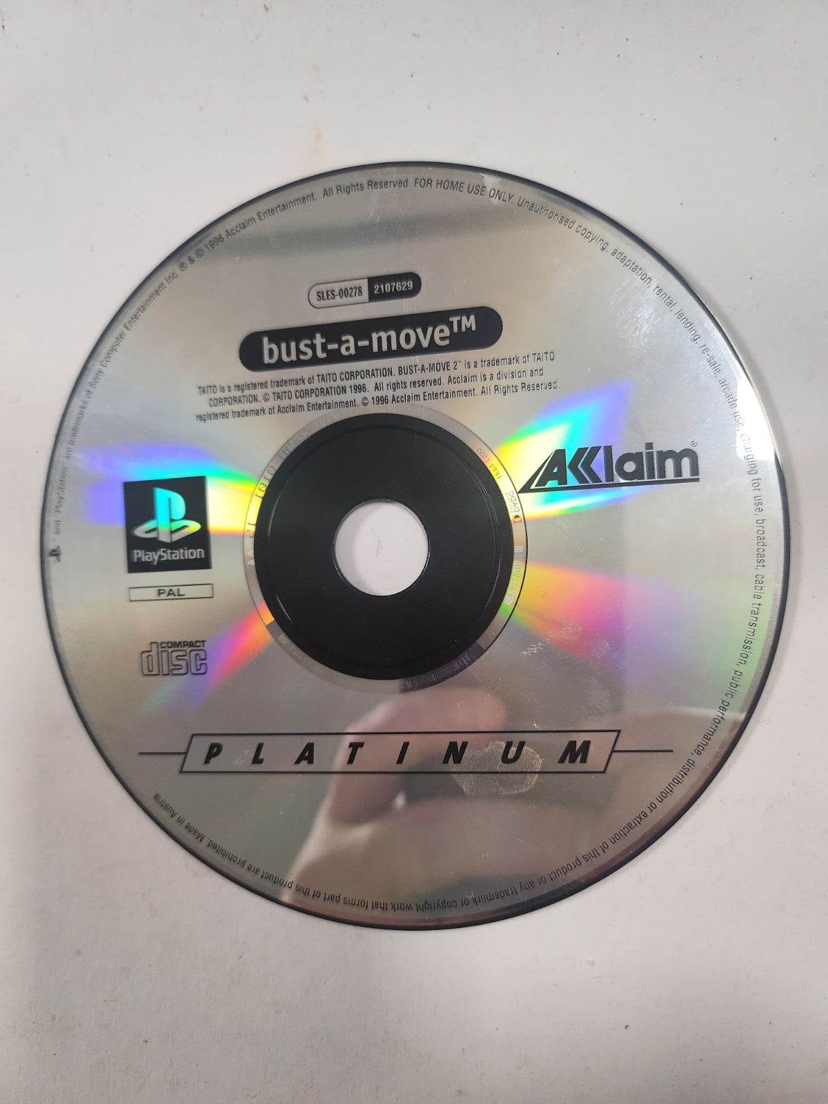 Bust a Move Platinum (disc only) PlayStation 1 - Feniks Gameshop
