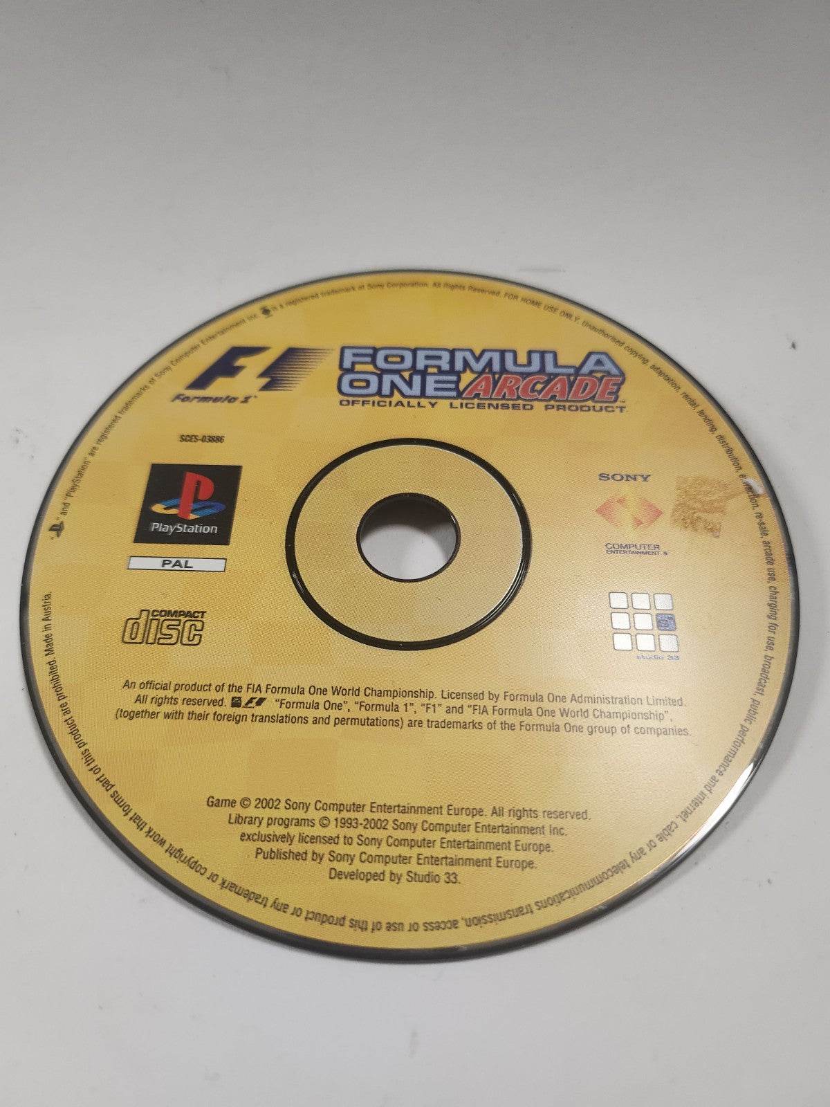 Formula One Arcade (disc only) PlayStation 1 - Feniks Gameshop