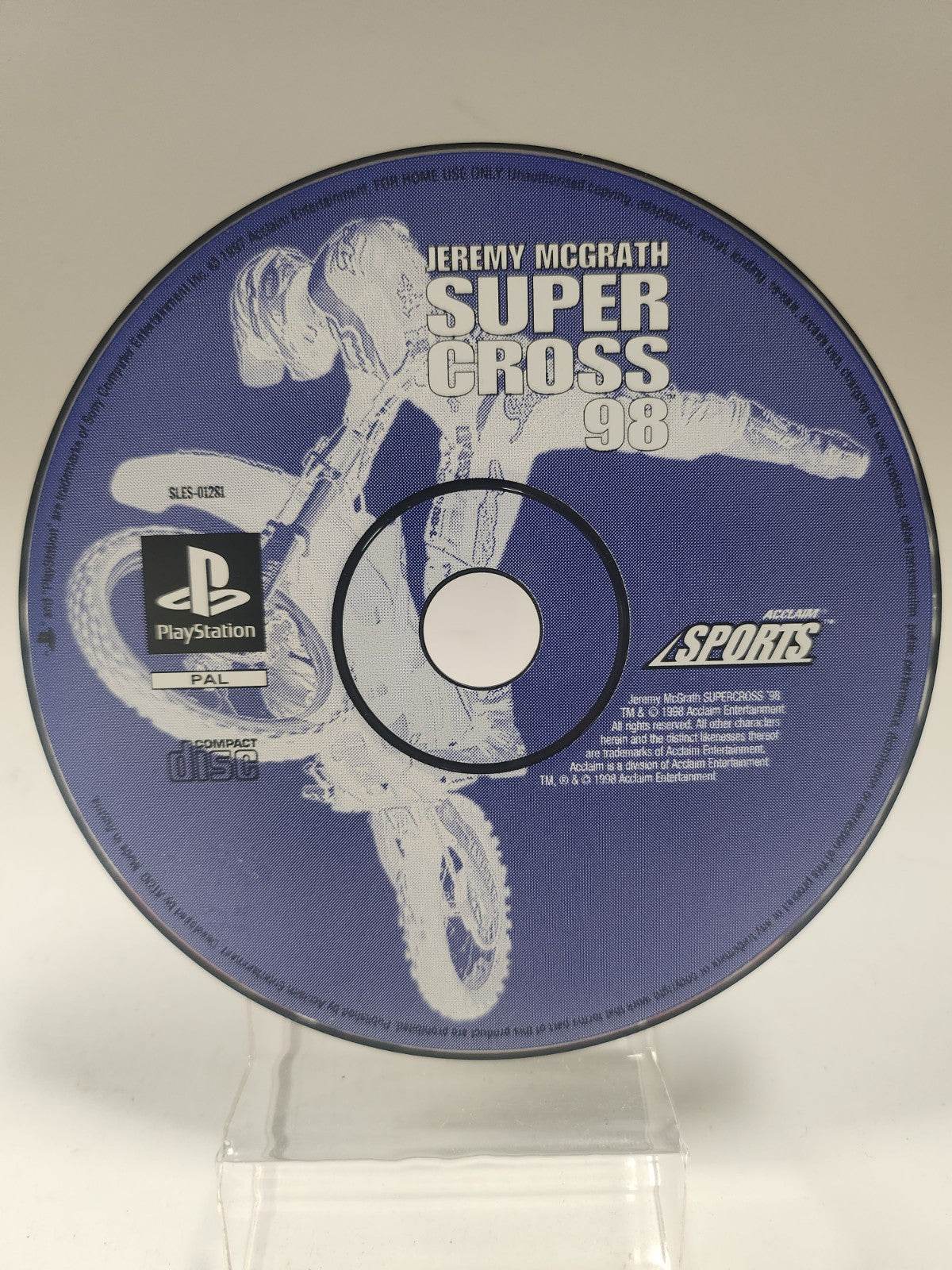 Jeremy McGrath Supercross 98 (disc only) PlayStation 1 - Feniks Gameshop