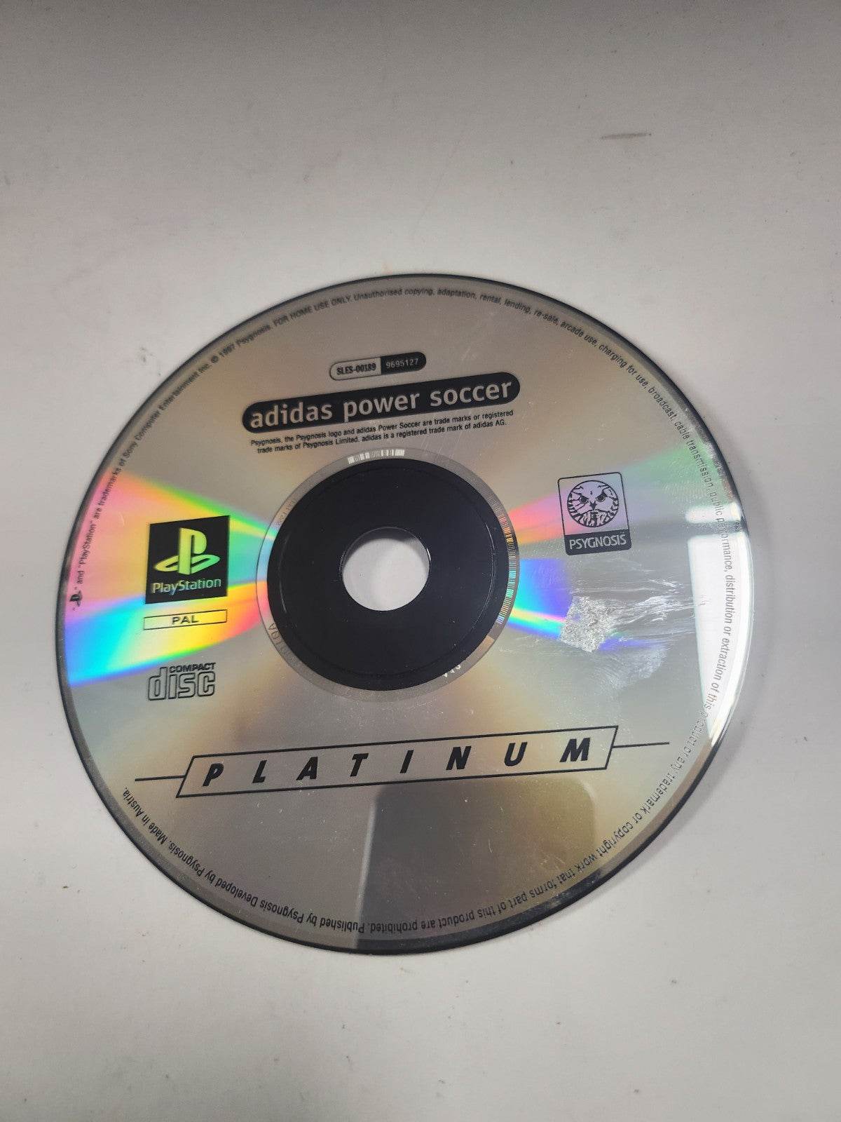 Adidas Power Soccer Platinum (disc only) PlayStation 1 - Feniks Gameshop
