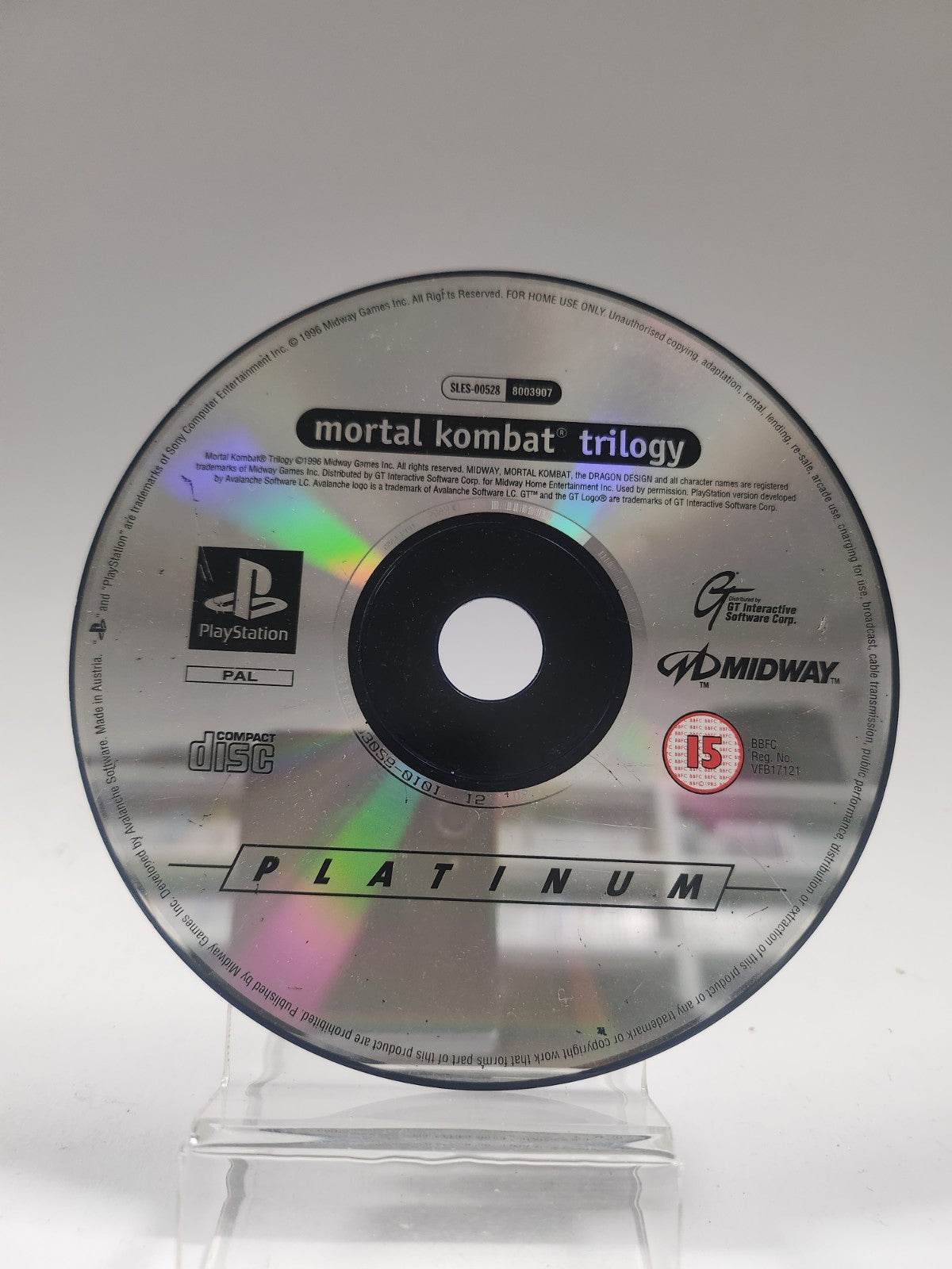 Mortal Kombat Trilogy Platinum Edition (disc only) PlayStation 1 - Feniks Gameshop