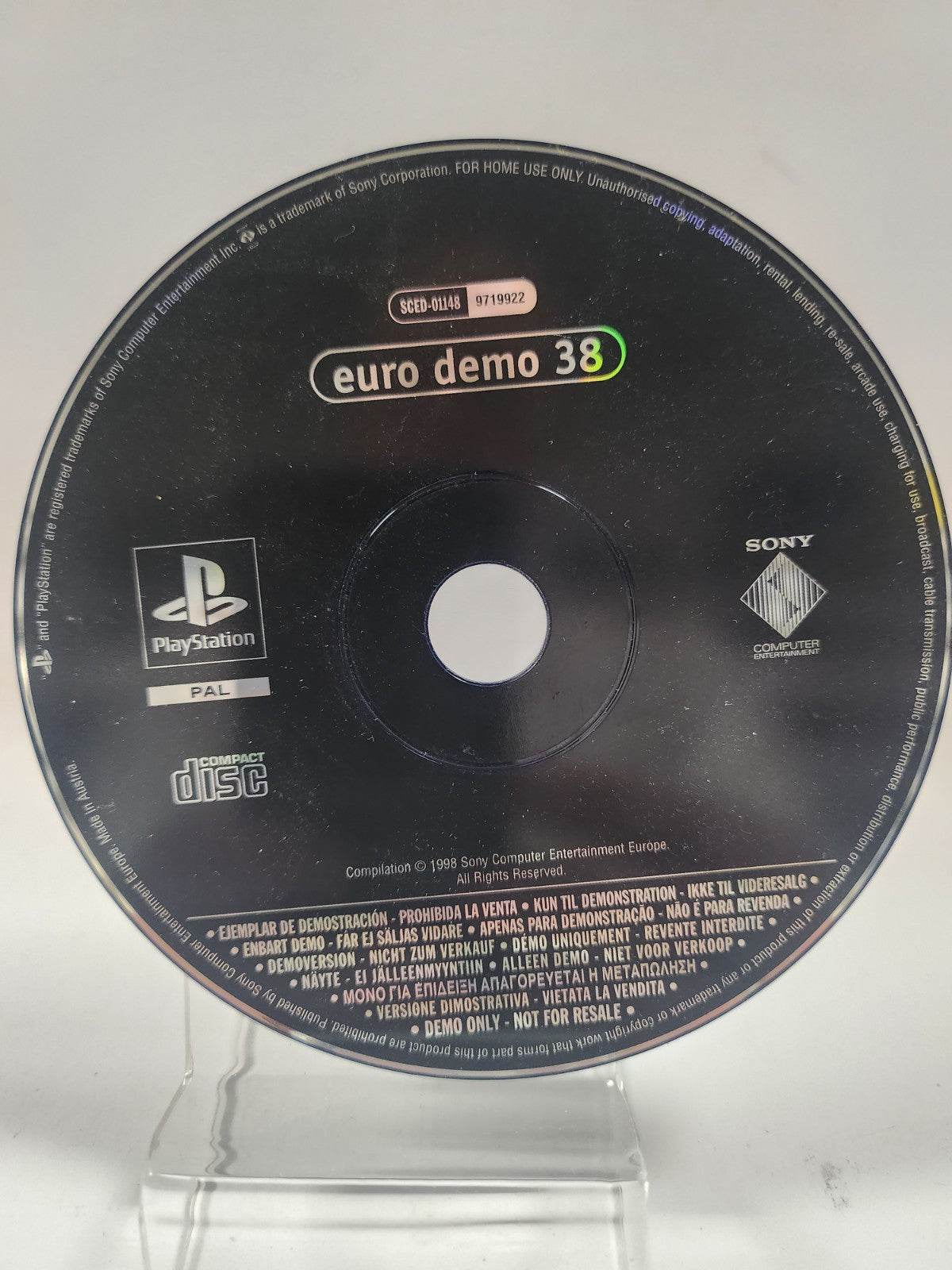 Euro Demo 38 (disc only) PlayStation 1 - Feniks Gameshop