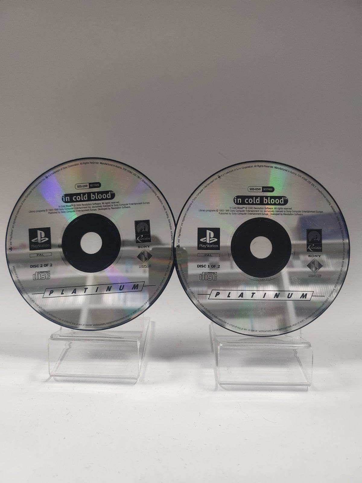 In Cold Blood Platinum Edition (disc only) PlayStation 1 - Feniks Gameshop
