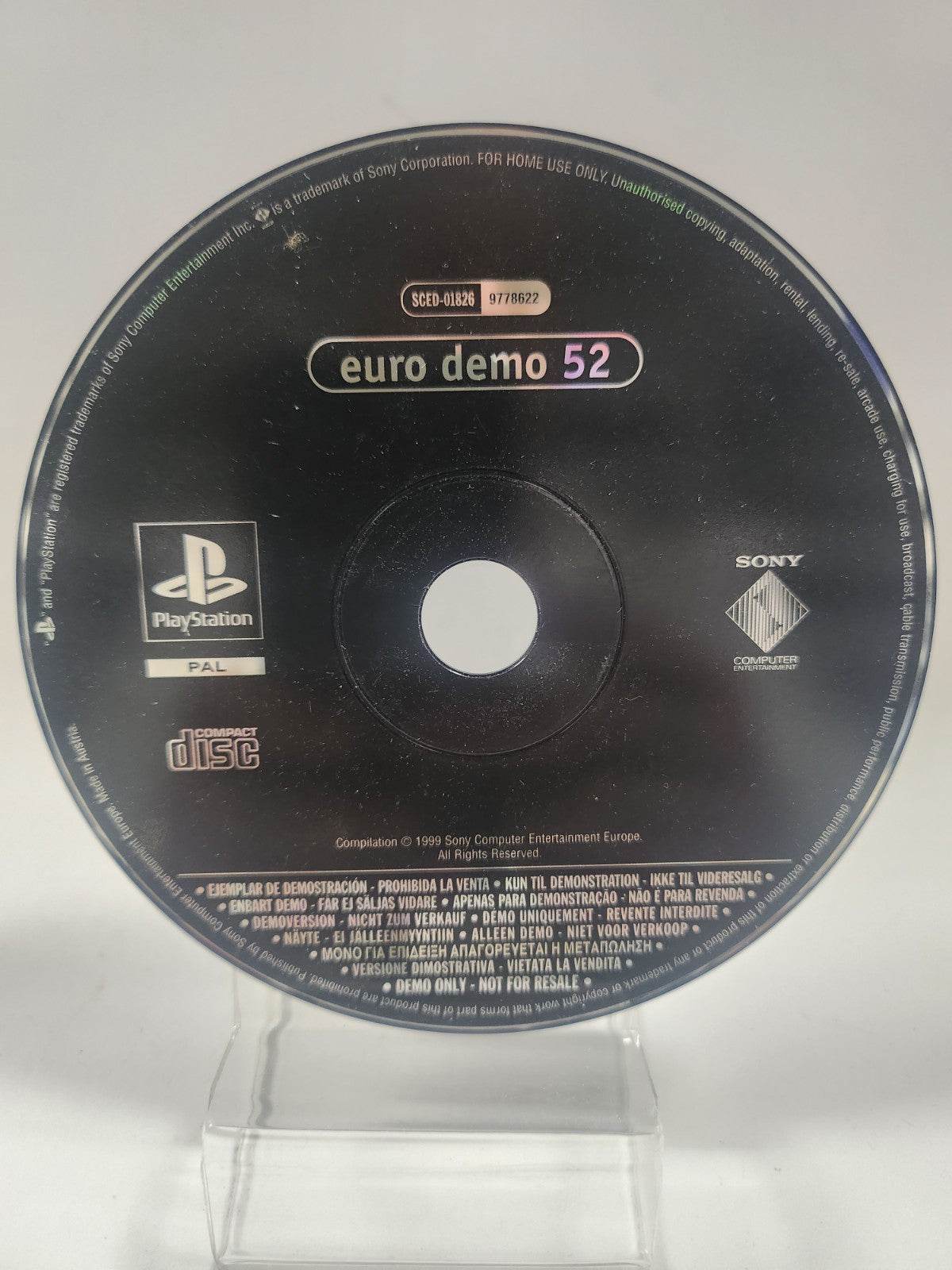 Euro Demo 52 (disc only) PlayStation 1 - Feniks Gameshop