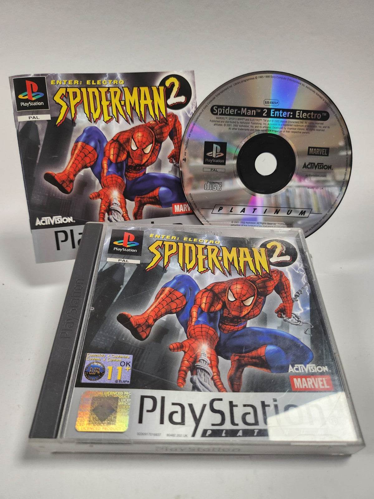 Spider-man 2 Enter Electro Platinum Playstation 1 - Feniks Gameshop