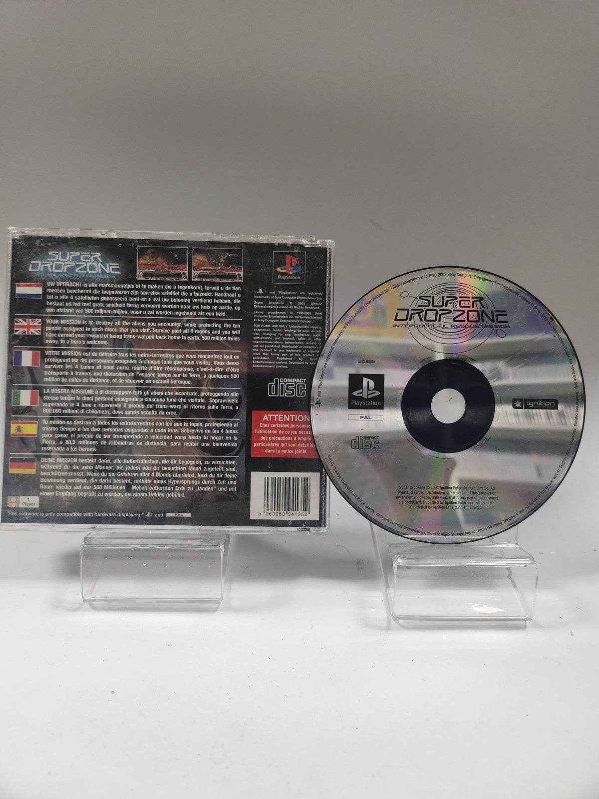 Super Dropzone (only backcover) PlayStation 1 - Feniks Gameshop