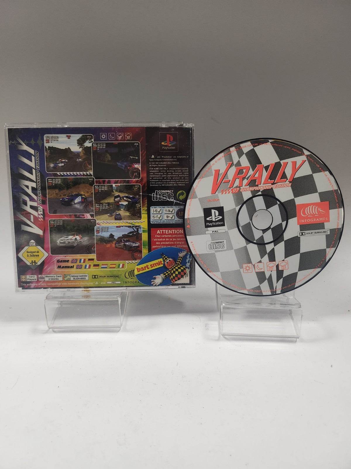 V-Rally 97 Championship Edition (only backcover) PS1 - Feniks Gameshop