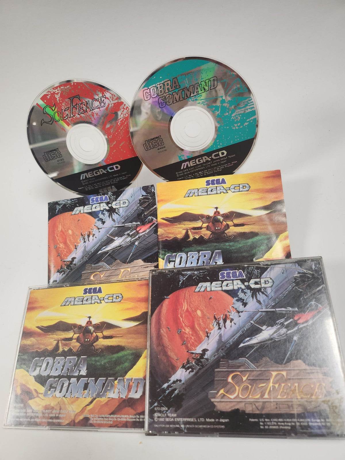 Sol-Feace & Cobra Command Sega Mega-CD - Feniks Gameshop