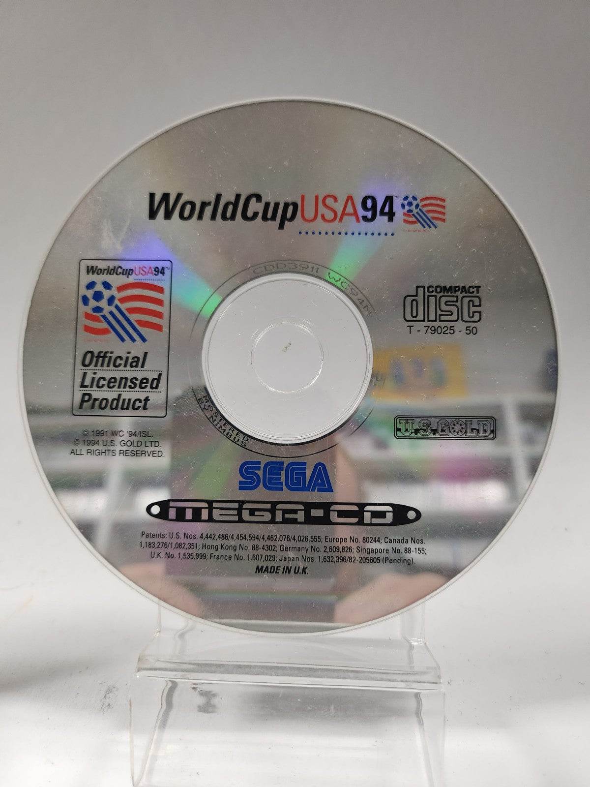 World Cup USA 94 (disc only) Sega Mega - Feniks Gameshop