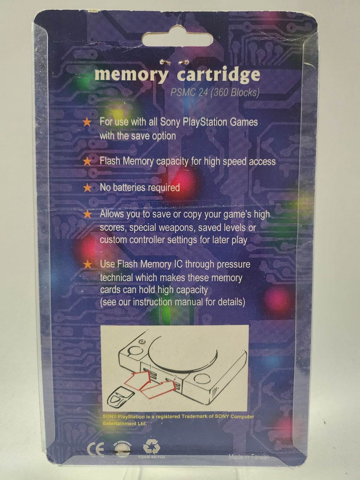 Geseald 360 Blocks Memorycard Playstation 1 - Feniks Gameshop