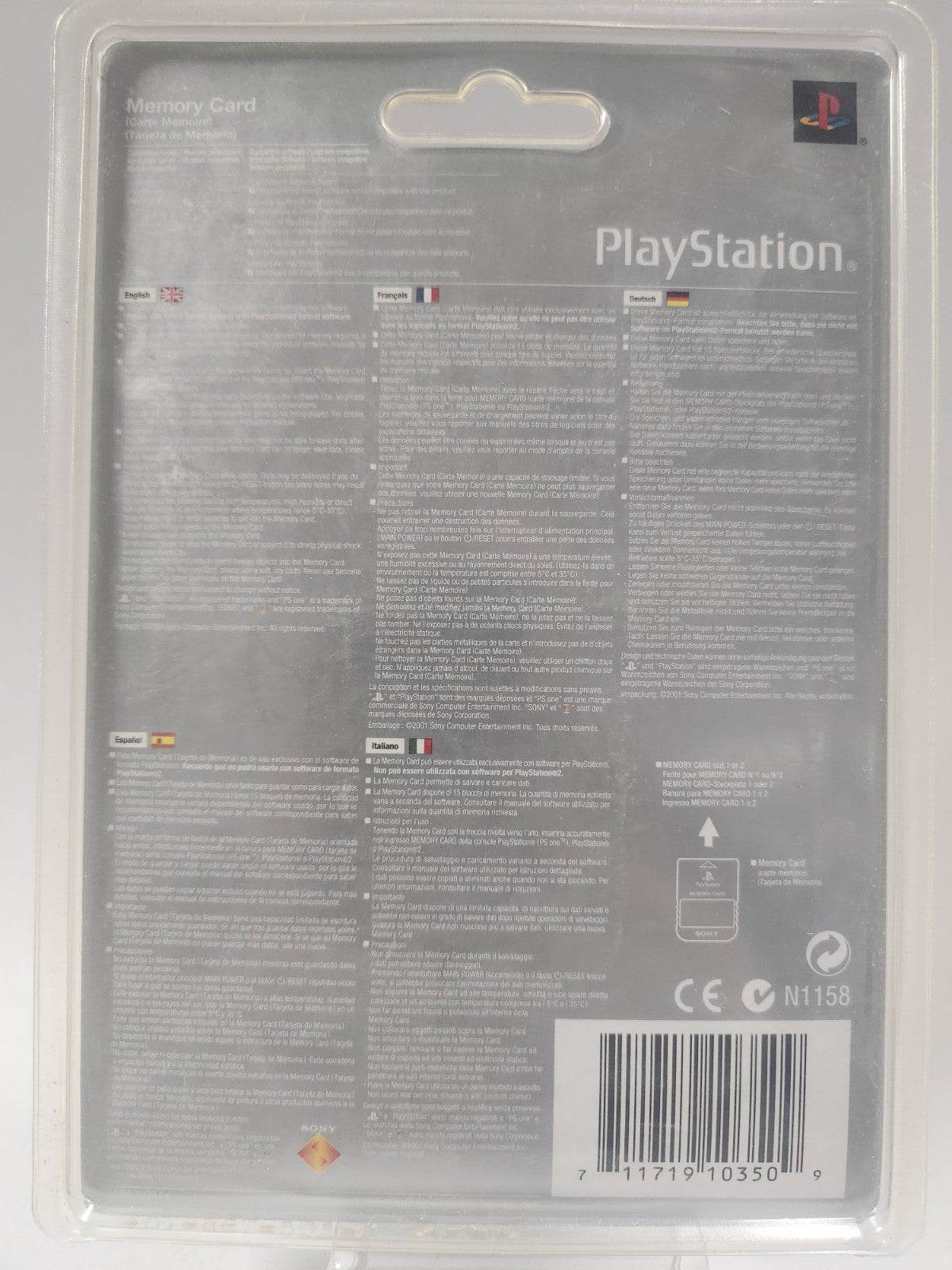 Geseald Orginele Memorycard Playstation 1 - Feniks Gameshop