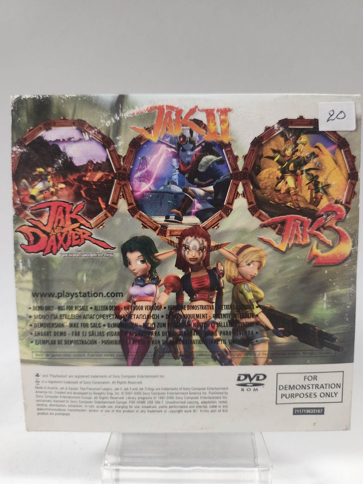 Jak and Daxter Trilogy Demo Disc Playstation 2 - Feniks Gameshop