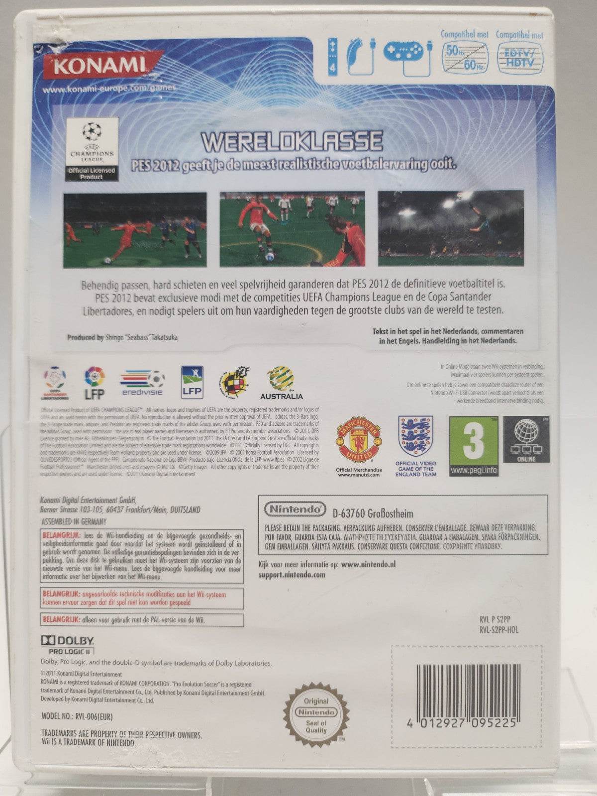 Pro Evolution Soccer 2012 (No Book) Nintendo Wii - Feniks Gameshop