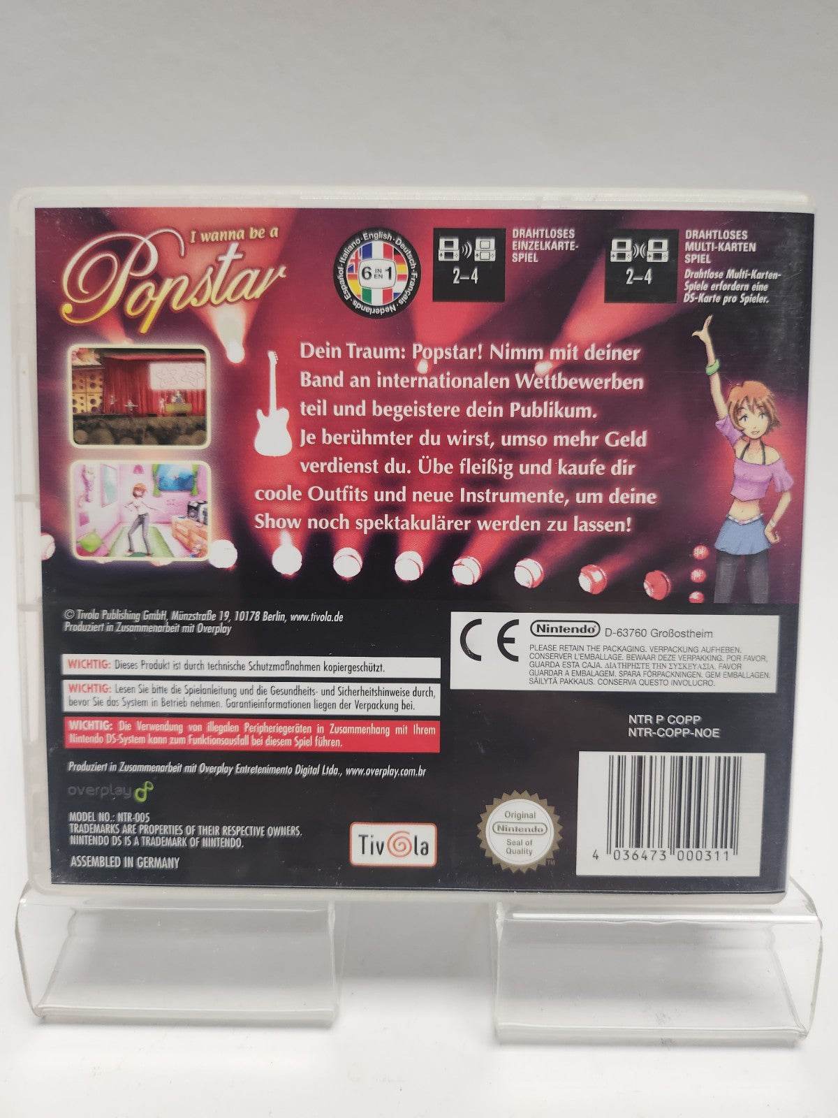 I Wanna be a Popstar Nintendo DS - Feniks Gameshop