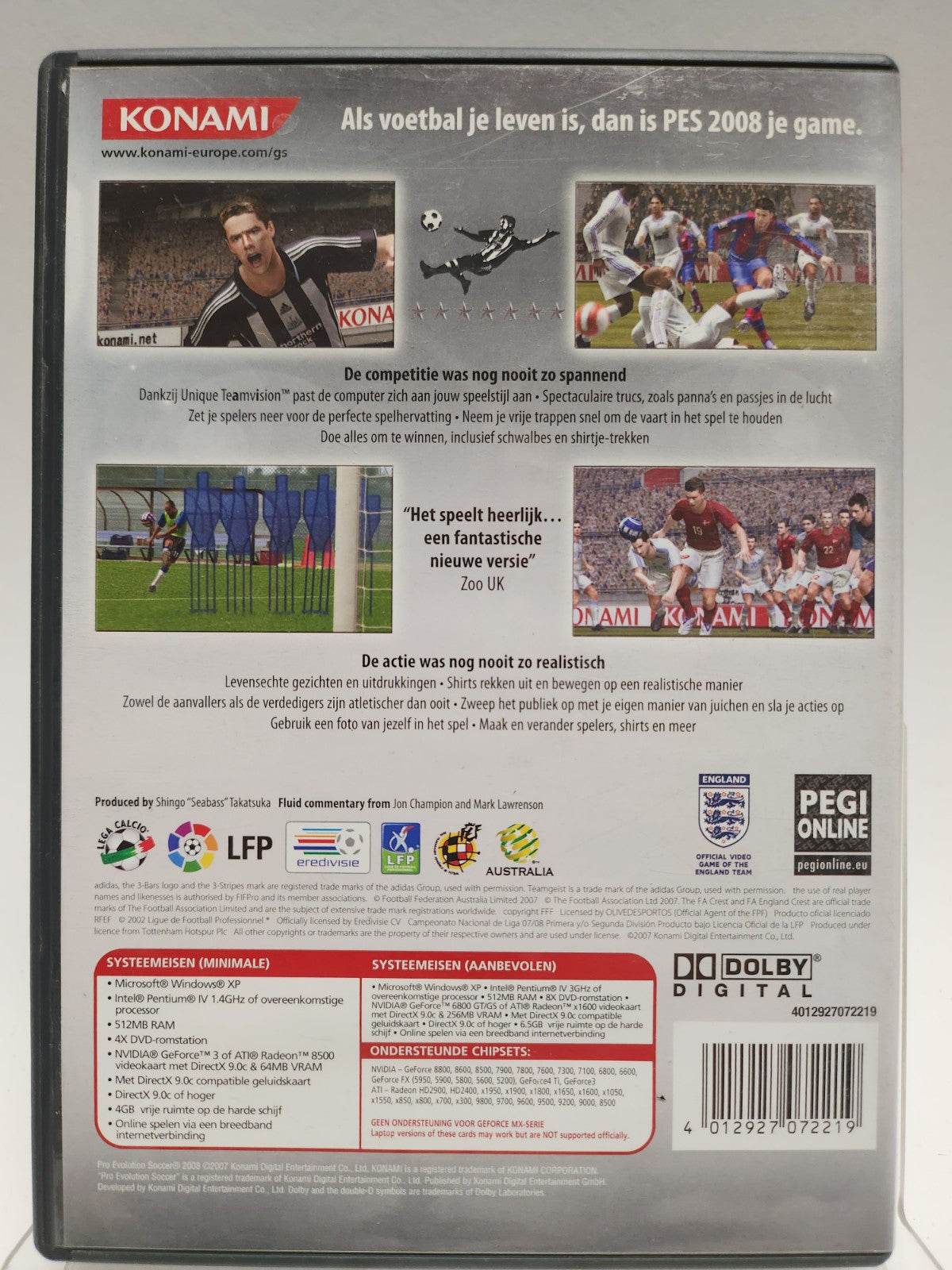 Pro Evolution Soccer 2008 PC - Feniks Gameshop
