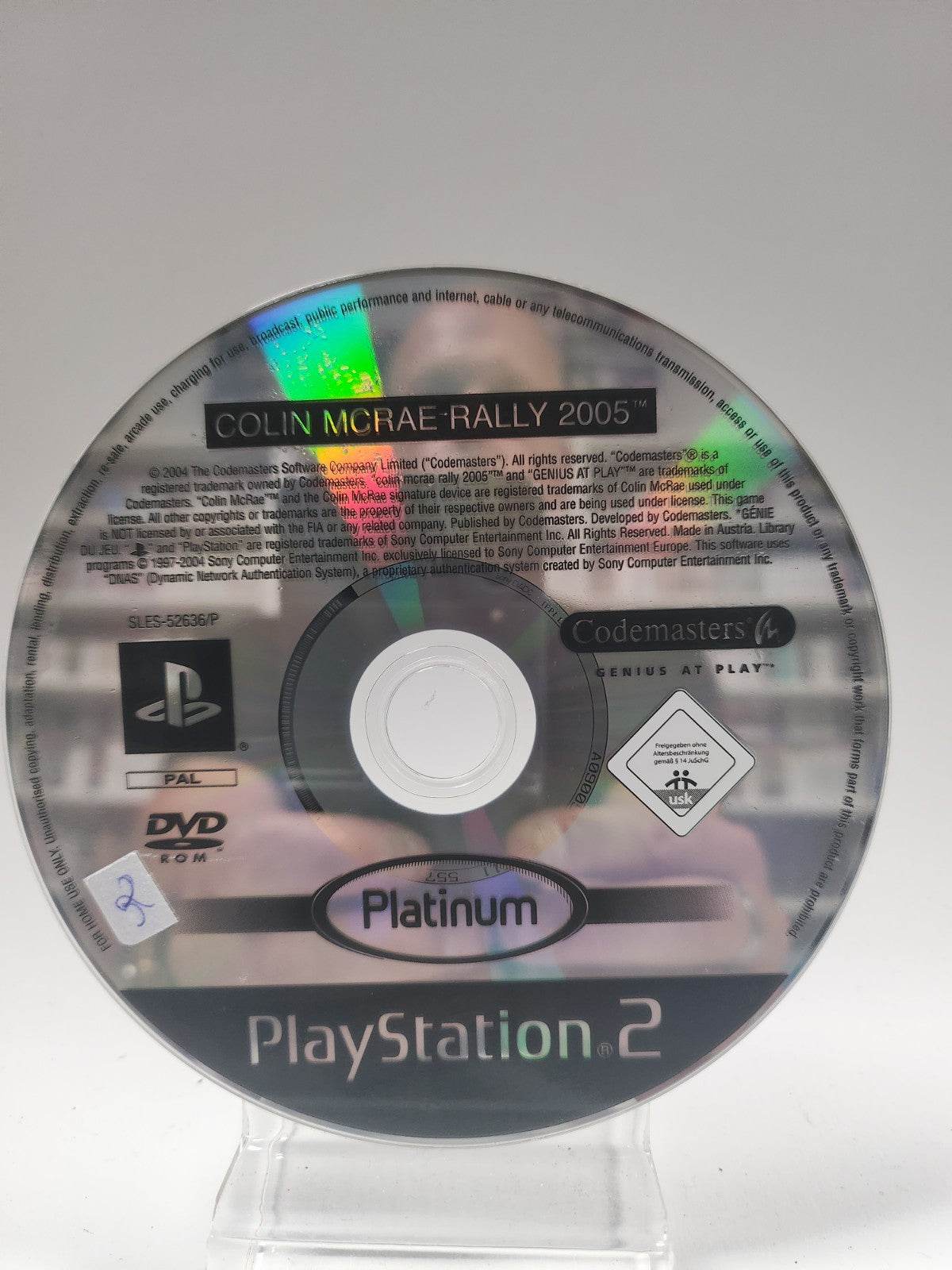 Colin McRae Rally 2005 Platinum (Disc only) Playstation 2 - Feniks Gameshop