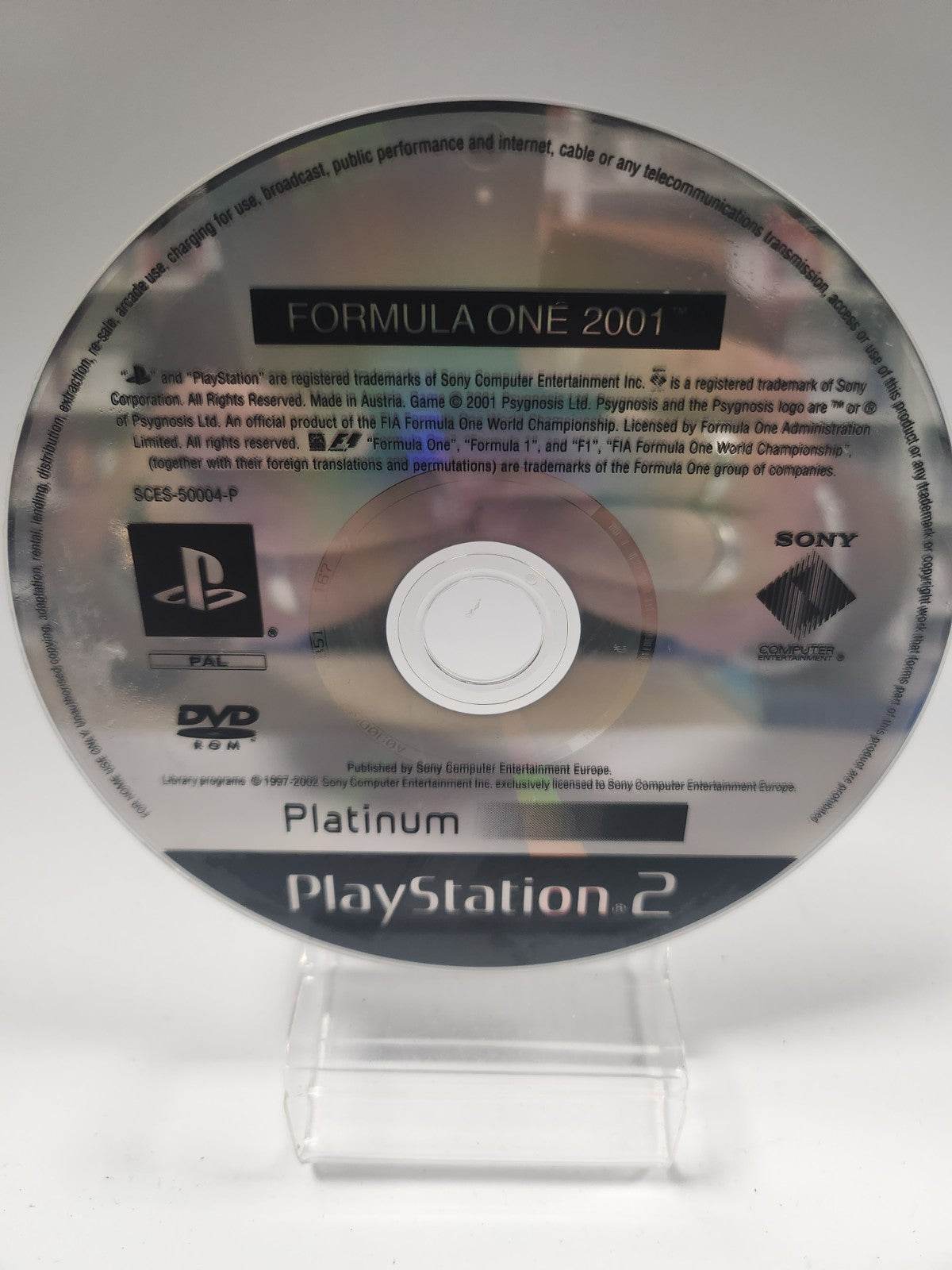 Formula One 2001 Platinum (disc only) Playstation 2 - Feniks Gameshop