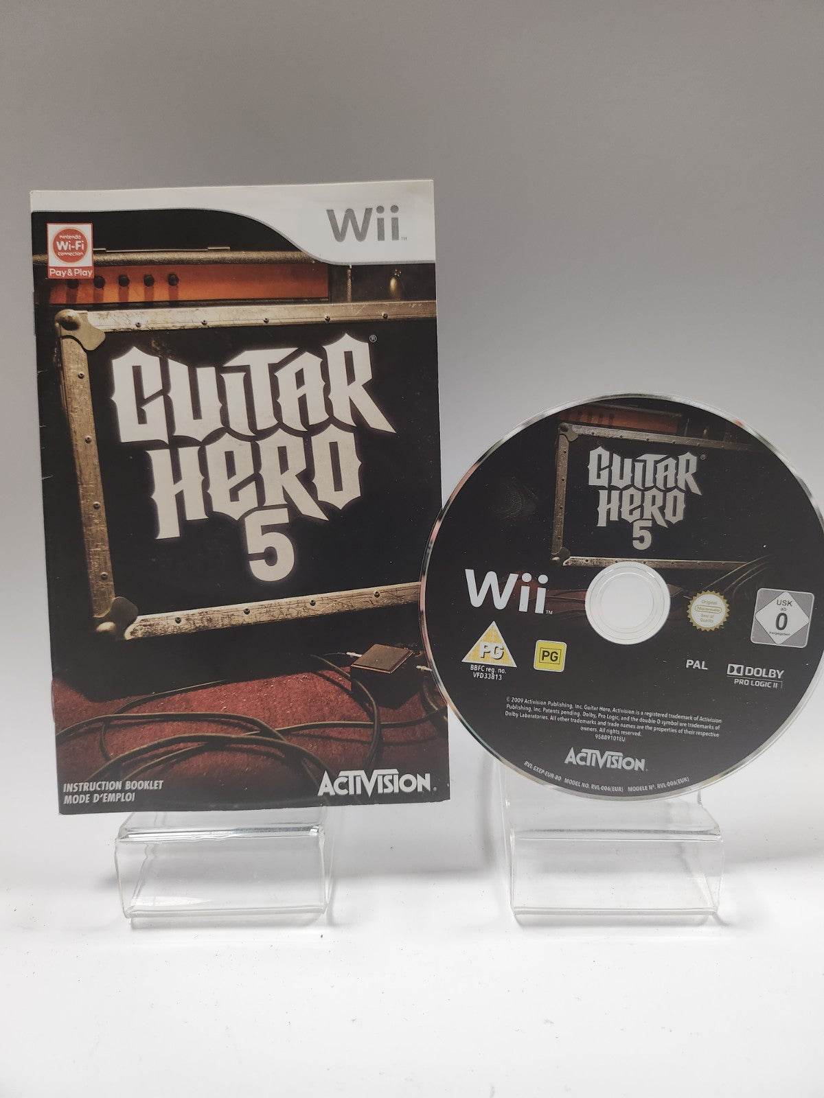 Guitar Hero 5 (disc & book only) Nintendo Wii - Feniks Gameshop
