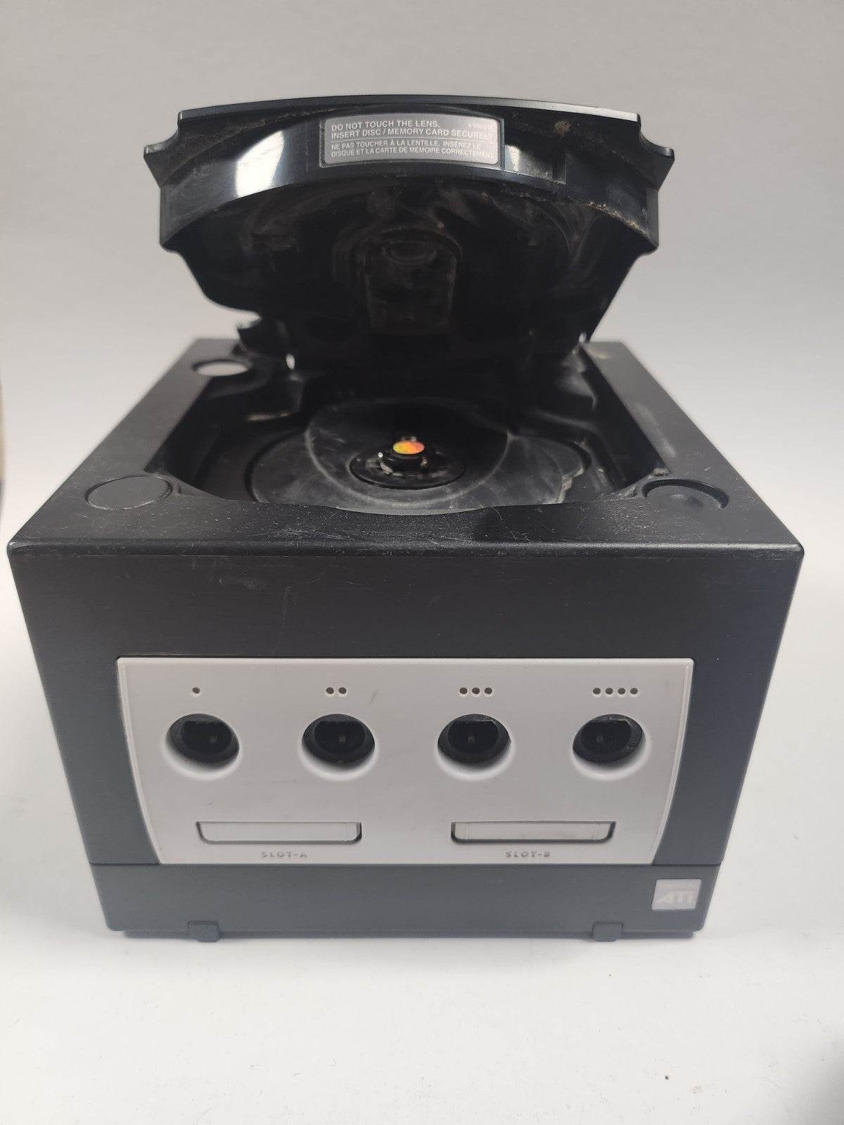 Zwarte Nintendo Gamecube + Nieuwe Paarse Controller - Feniks Gameshop