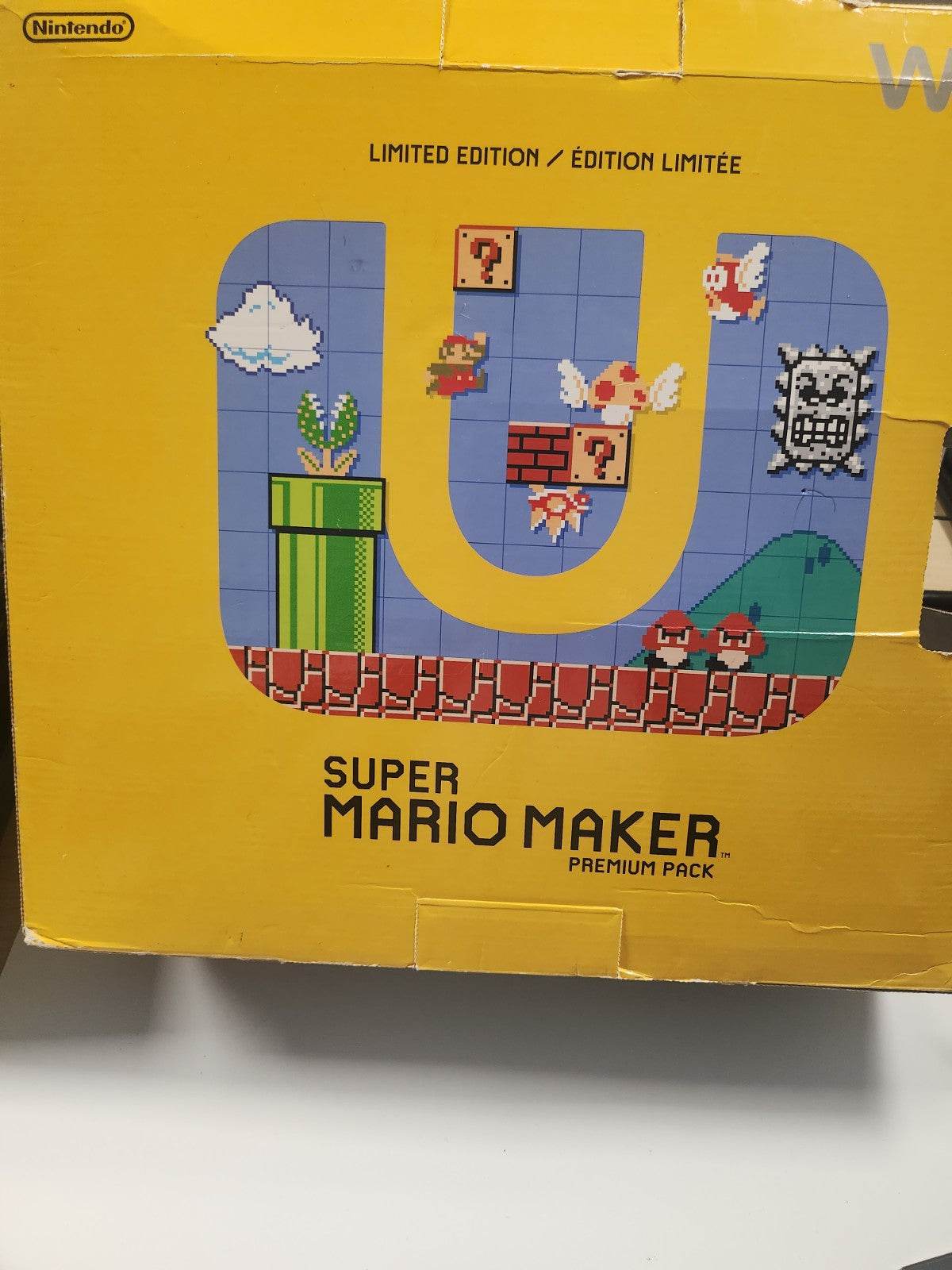 Super Mario Maker Limited Edition Black Boxed Nintendo Wii U - Feniks Gameshop