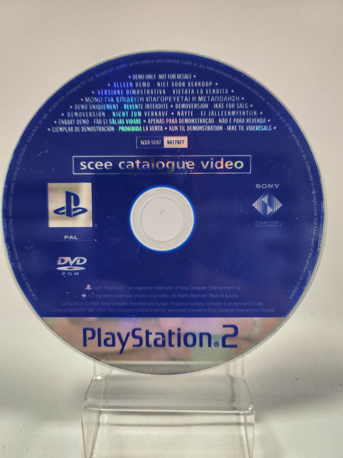 Scee Catalogue Video Demo Disc (disc only) Playstation 2 - Feniks Gameshop