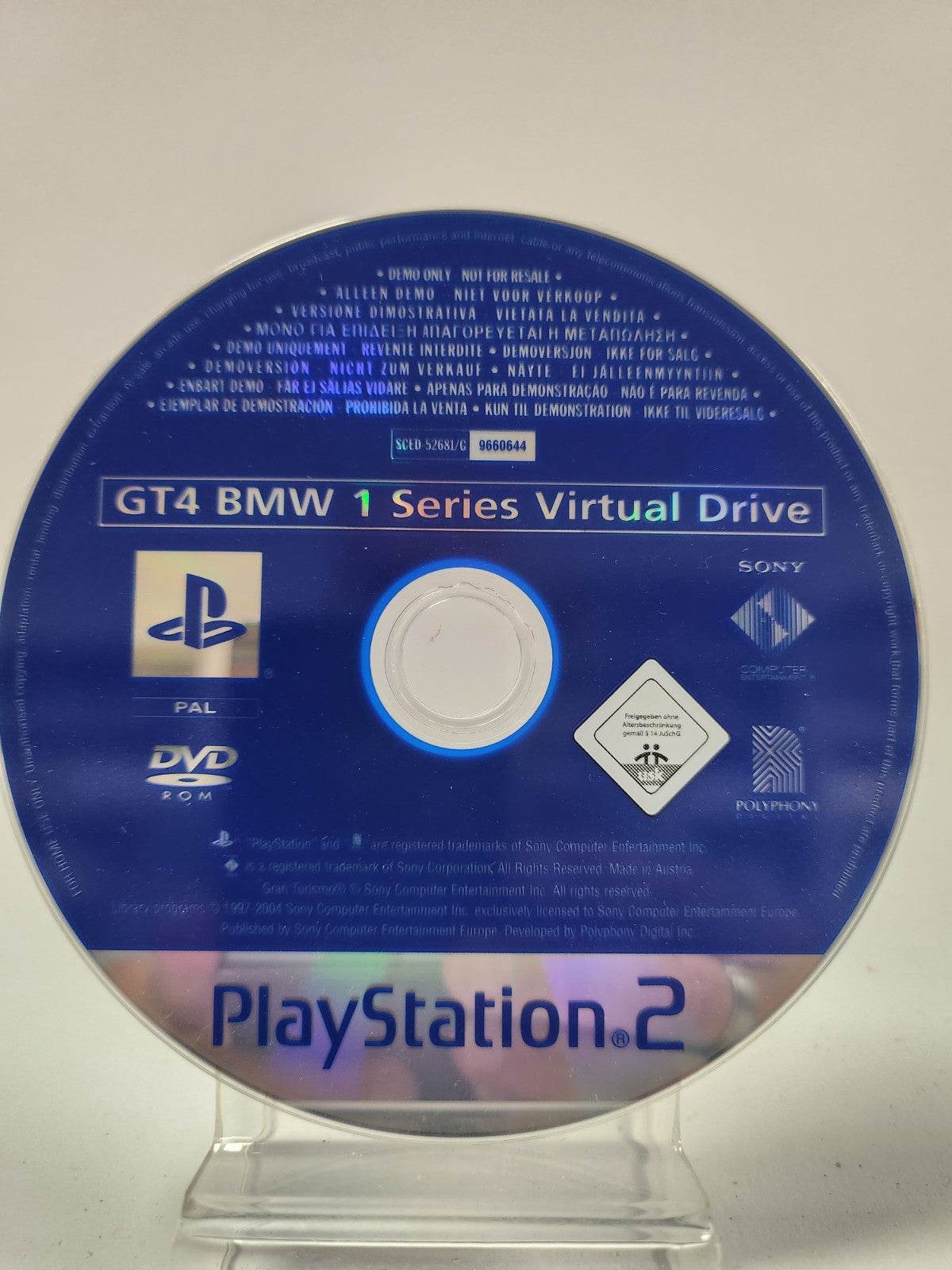 GT4 BMW 1 Series Virtual Drive (demo disc) Playstation 2 - Feniks Gameshop