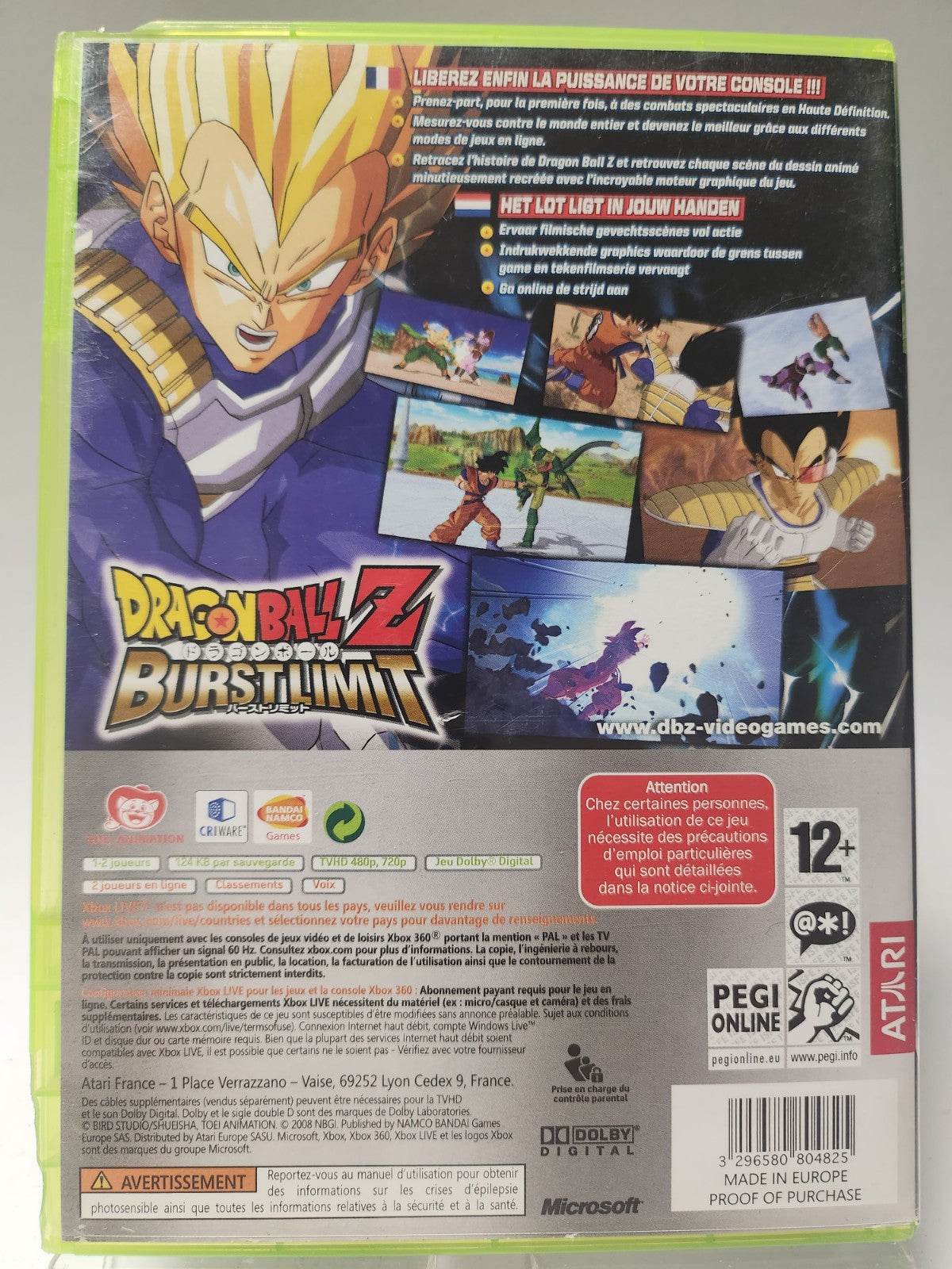 Dragon Ball Z Burstlimit Xbox 360 - Feniks Gameshop