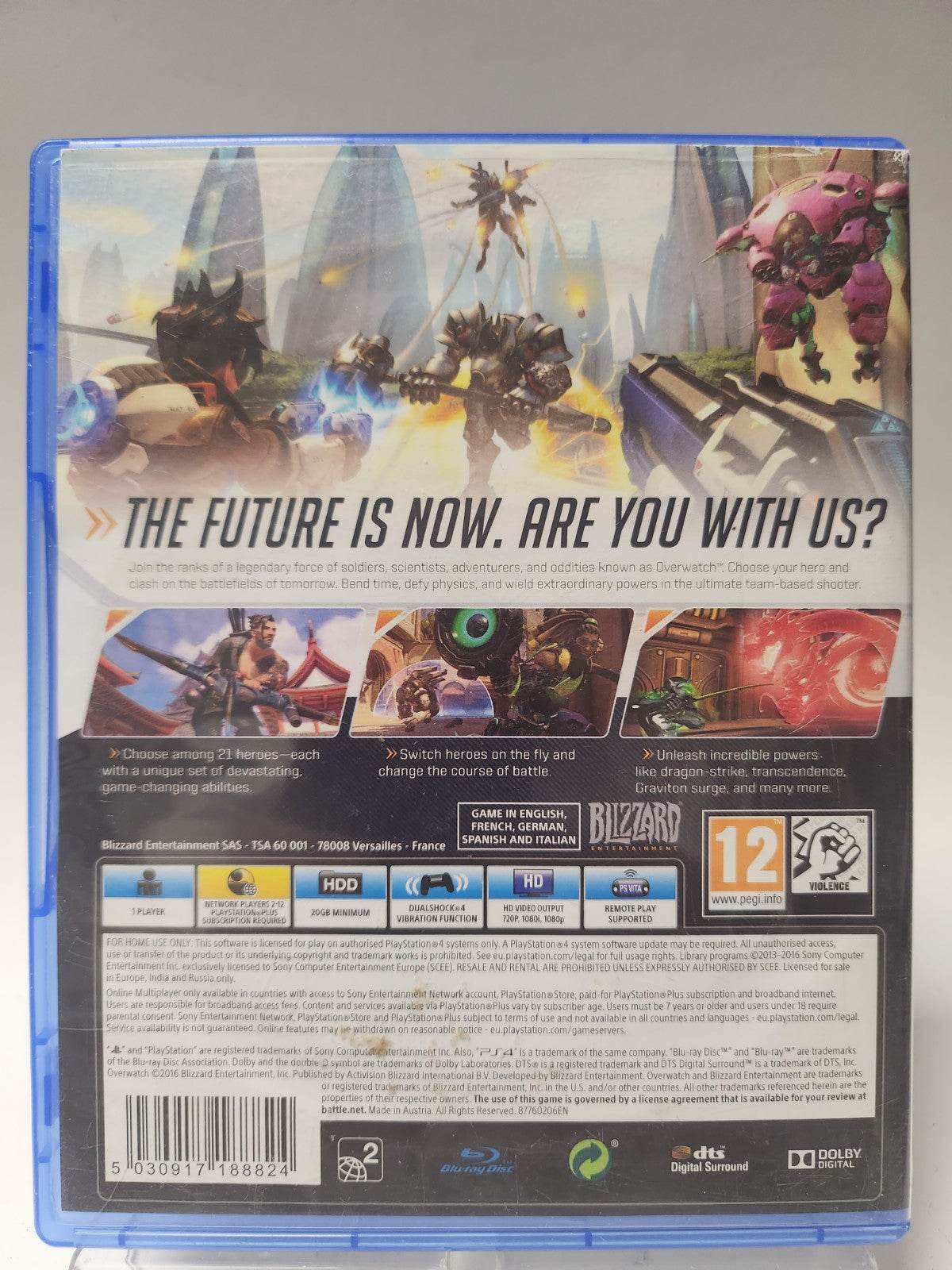 Overwatch Origins Edition (No Book) Playstation 4 - Feniks Gameshop