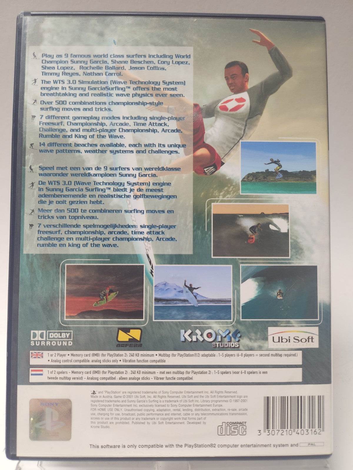 Sunny Garcia Surfing Playstation 2 - Feniks Gameshop