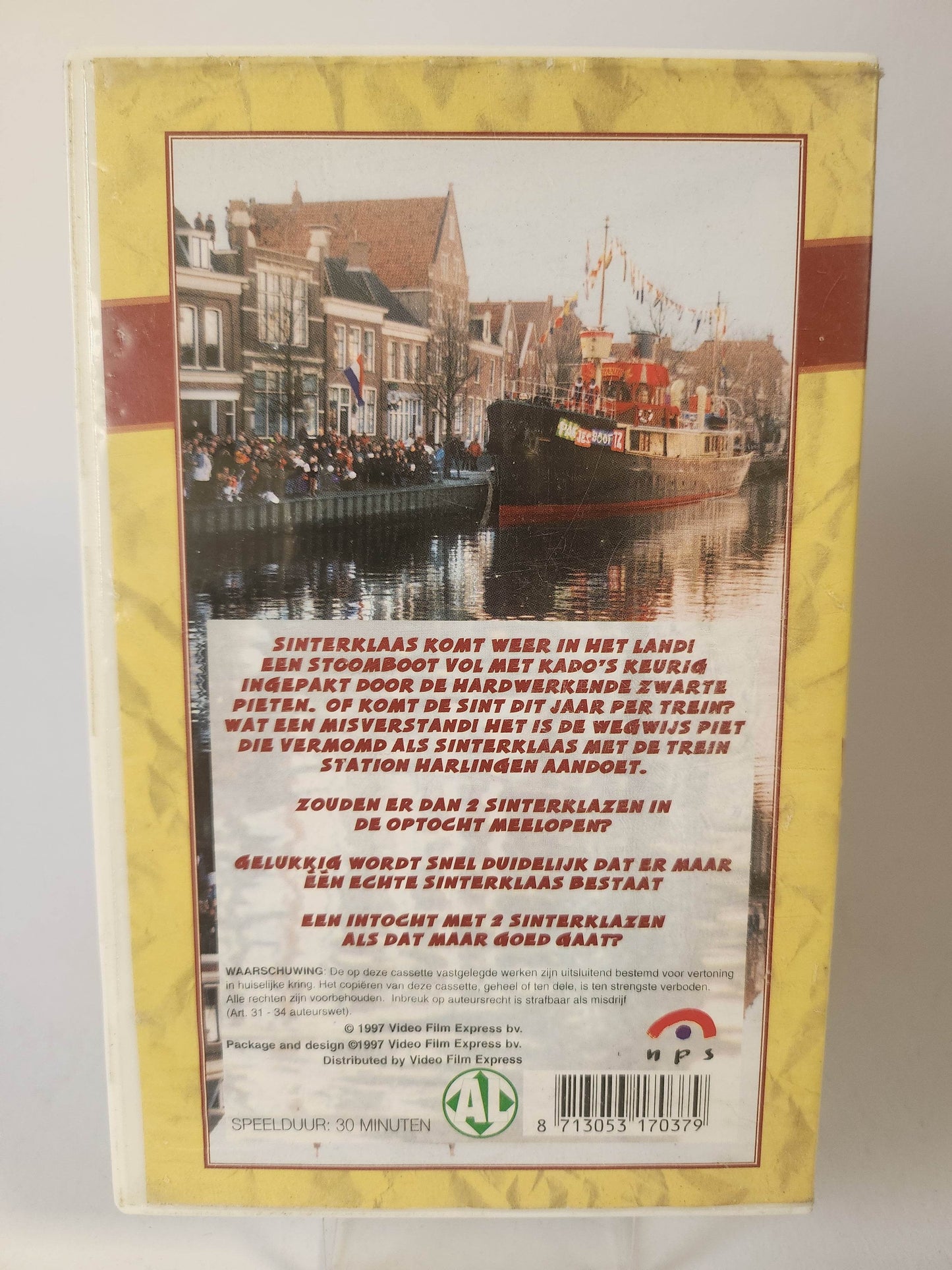 Intocht van Sinterklaas en z'n Pieten 1997 VHS Kids - Feniks Gameshop