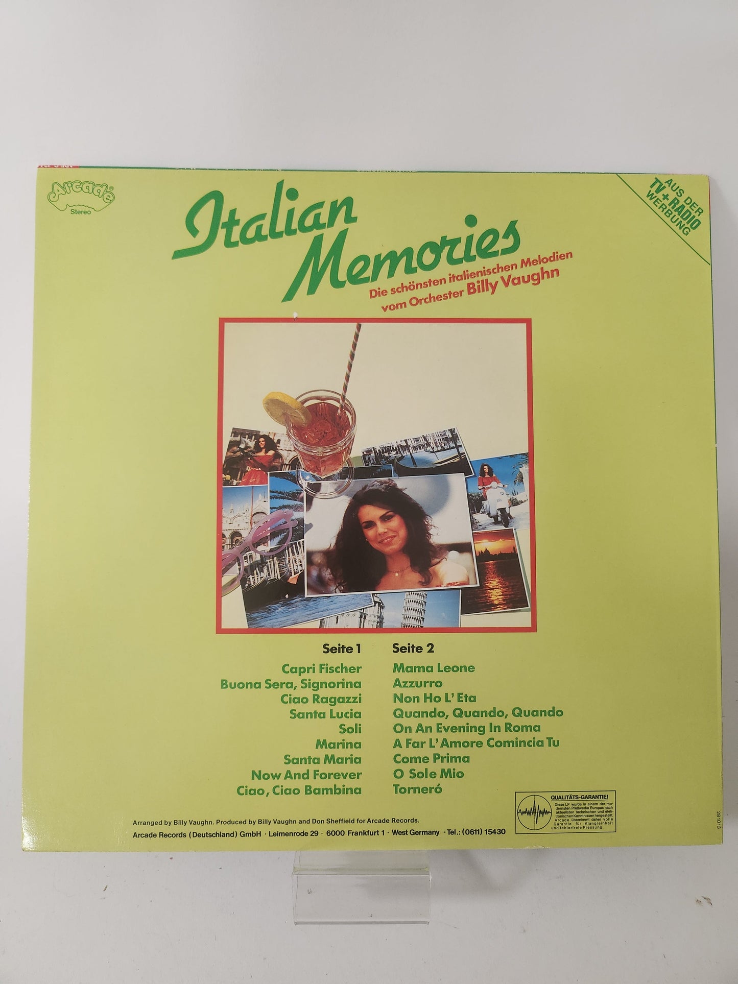 Italian Memories LP Vinyl - Lp Vinyl