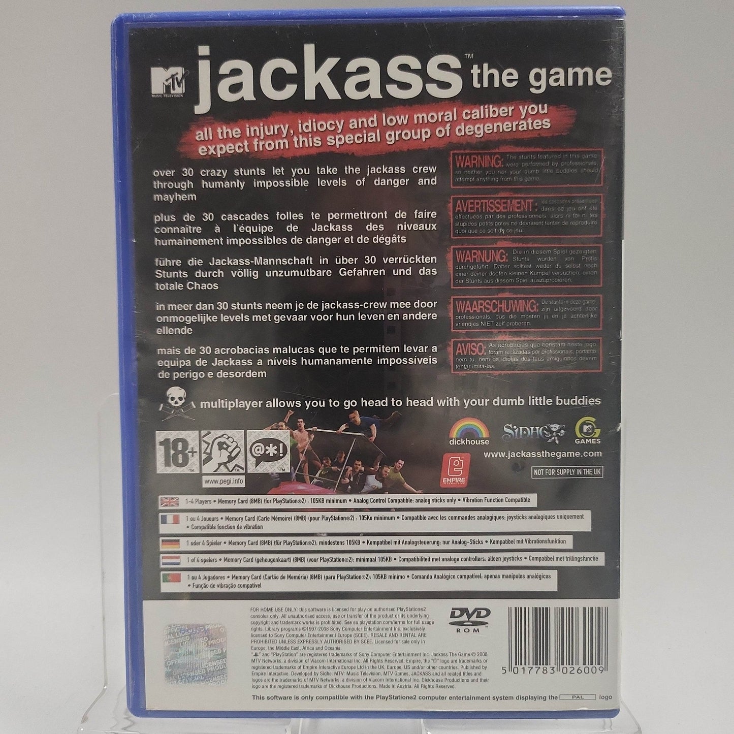 Jackass the Game (No Book) Playstation 2 - Feniks Gameshop