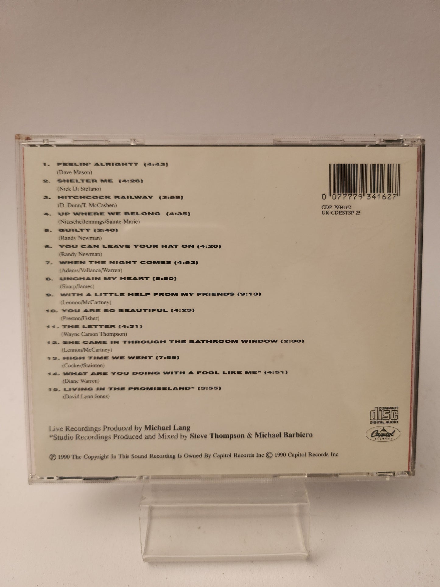 Joe Cocker Live CD - Cd