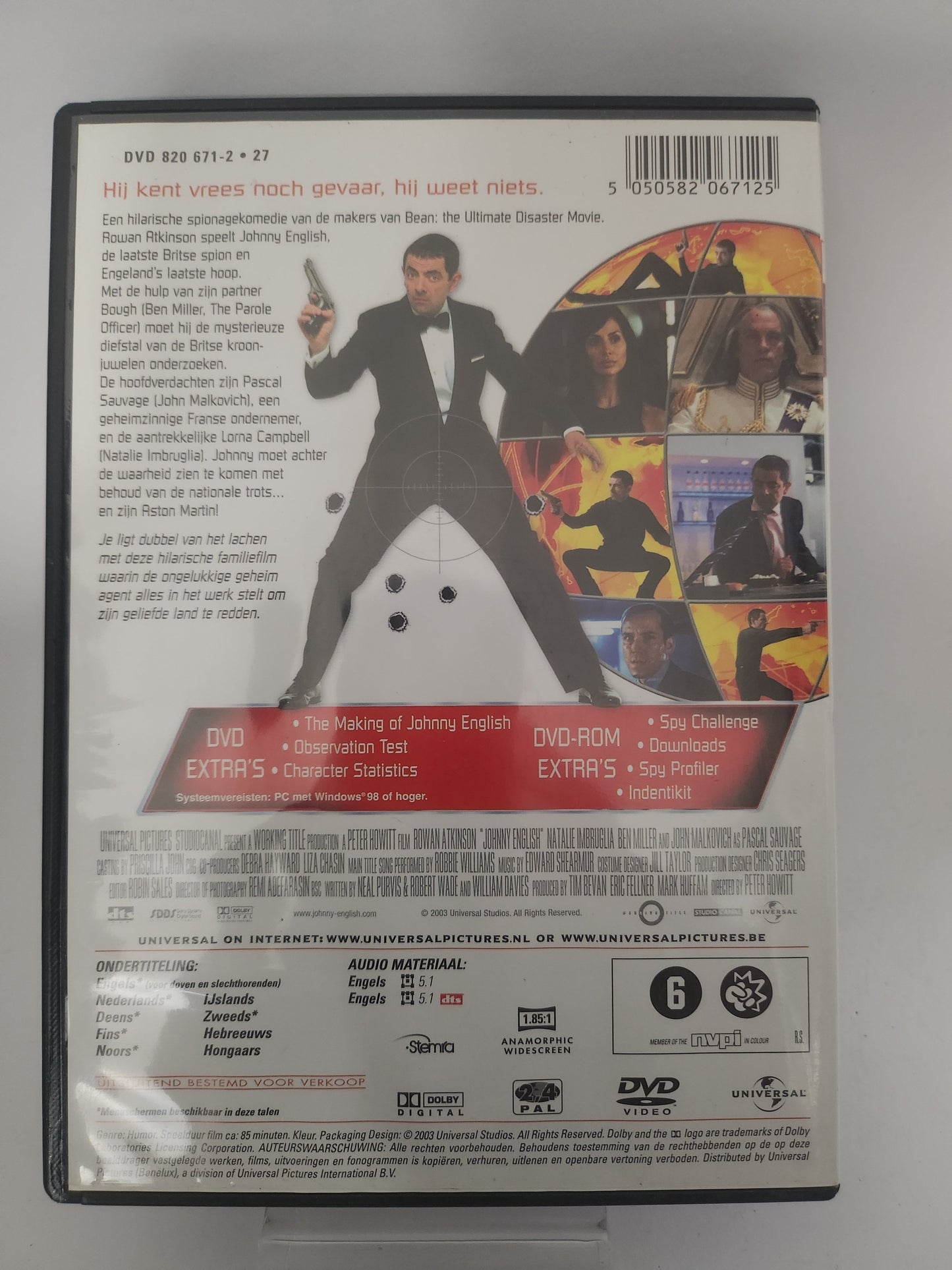 Johnny English: He Knows No Fear He Knows no Danger He Knows Nothing Dvd - Dvd Volwassenen