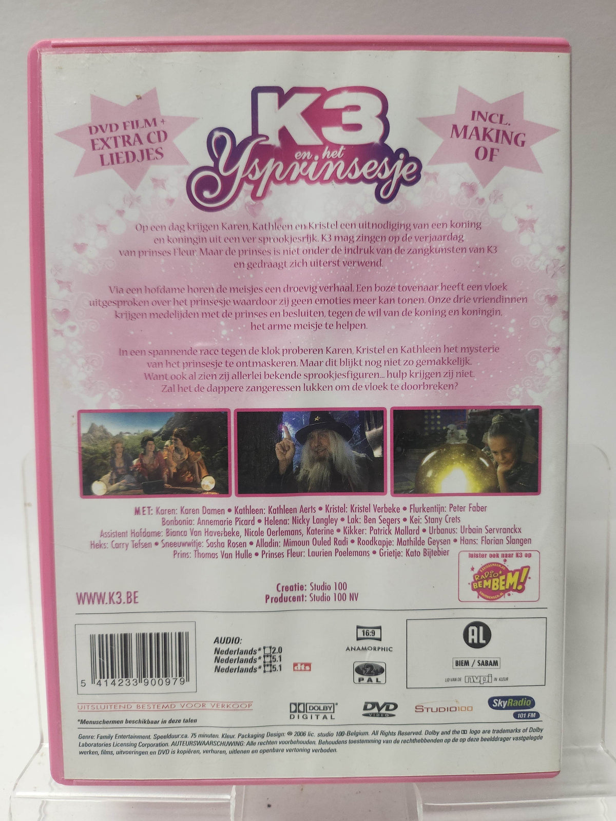 K3 en het Ijsprinsesje DVD Kids - Feniks Gameshop