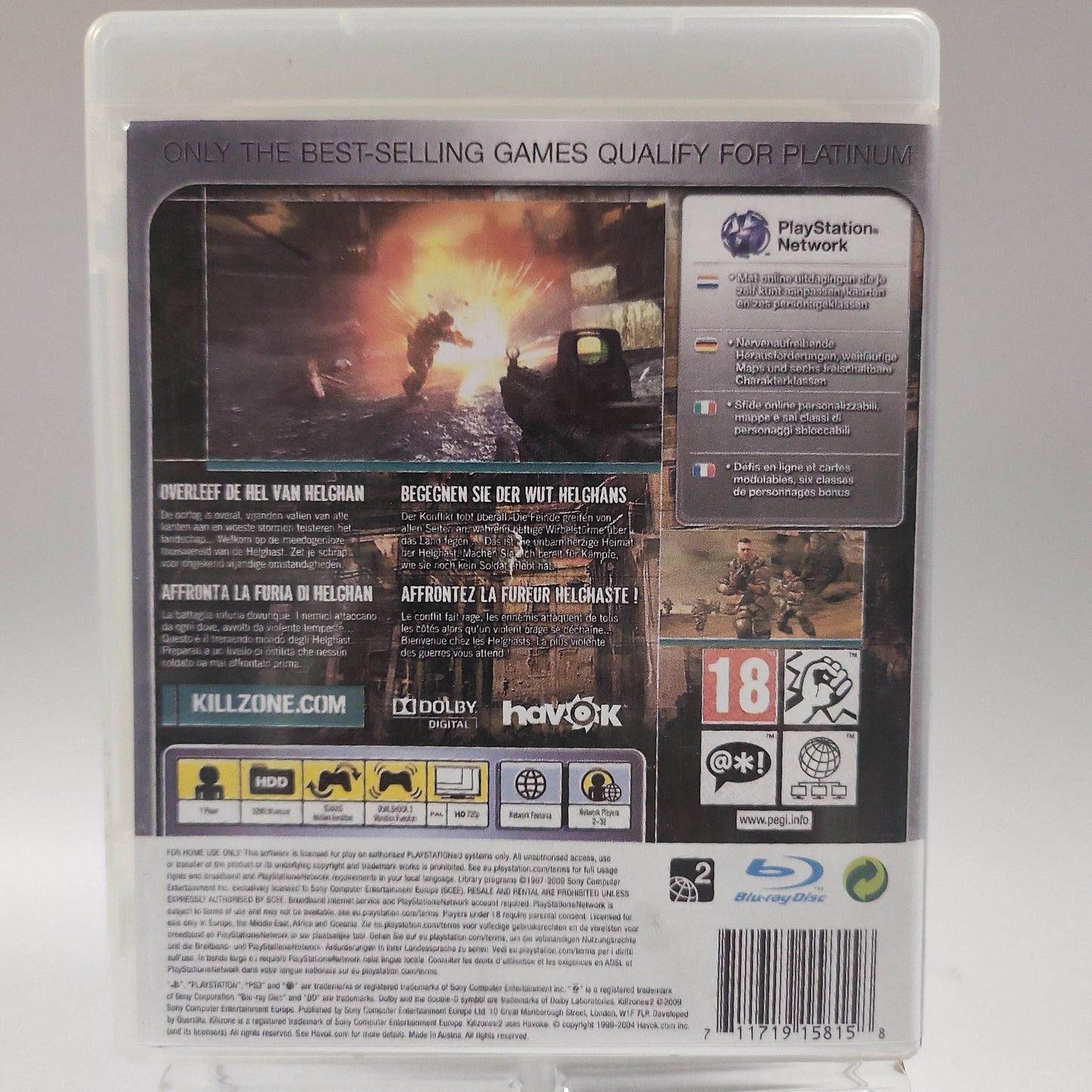 Killzone 2 Platinum Edition (Copy Cover) PS3 - Feniks Gameshop