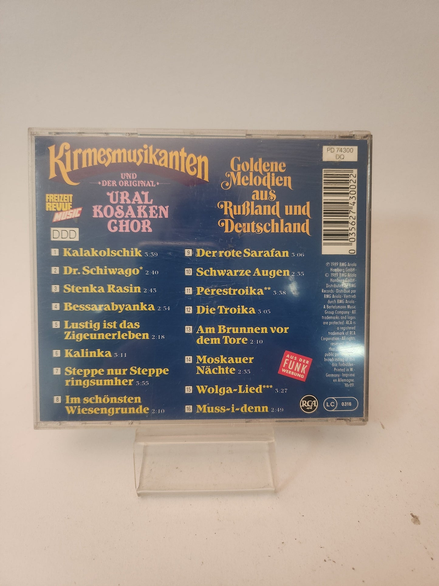 Kirmesmusikanten und der Original Ural Kosaken Chor CD - Cd