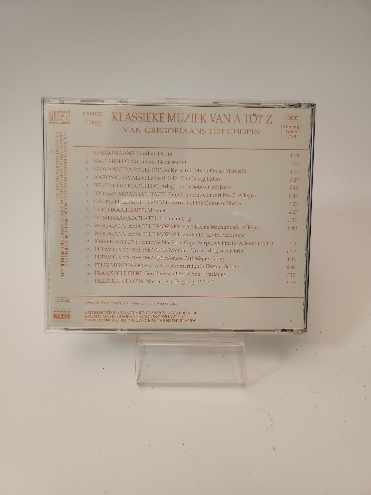 Klassieke Muziek van A tot Z CD - Cd