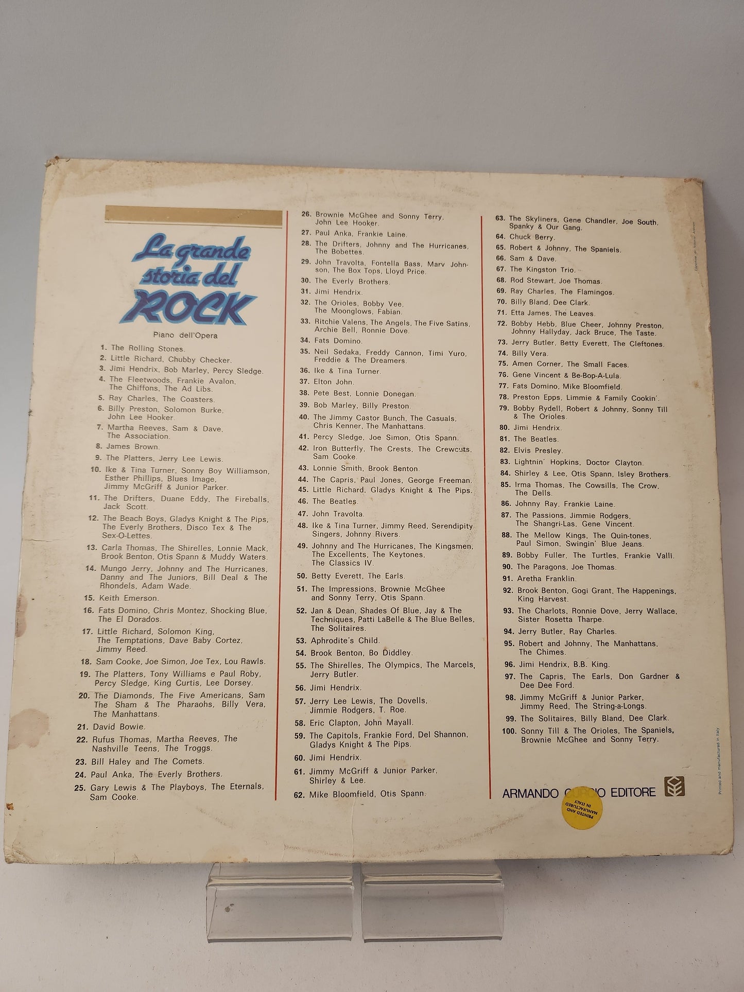 La Grande Storia del Rock 65 LP Vinyl - Lp Vinyl
