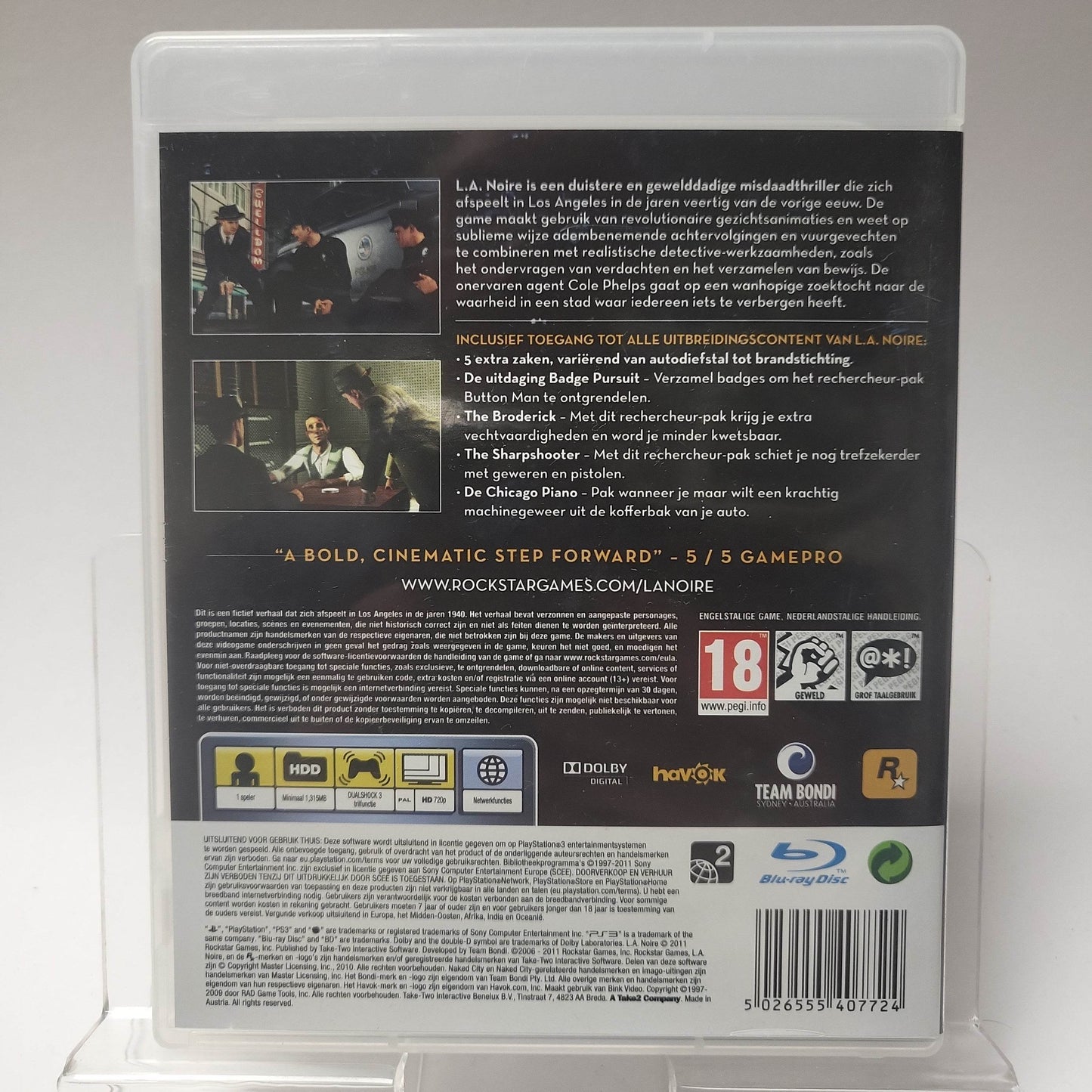 LA Noire the Complete Edition Playstation 3 - Feniks Gameshop