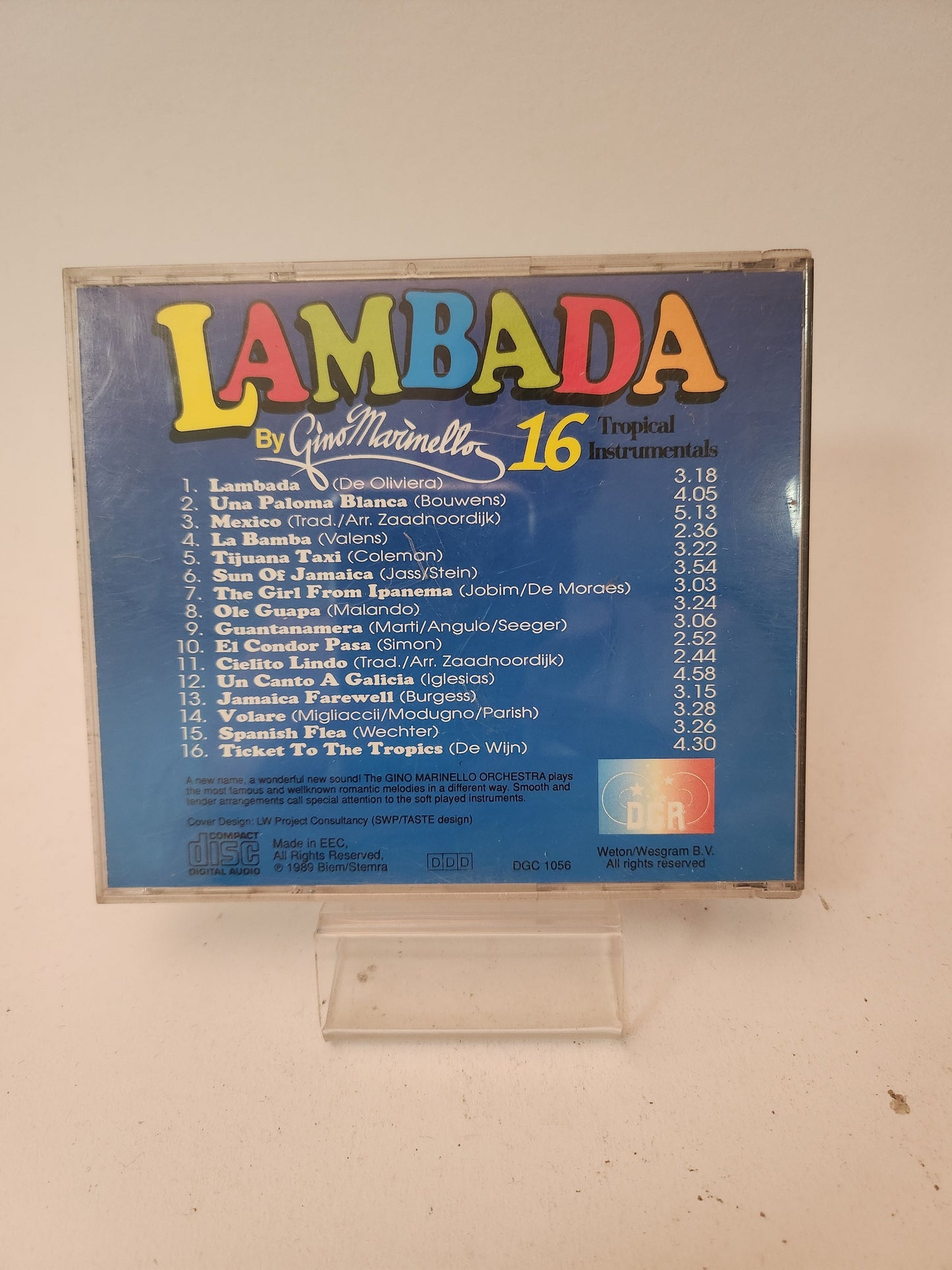 Lambada: 16 Tropical Instrumentals CD - Cd