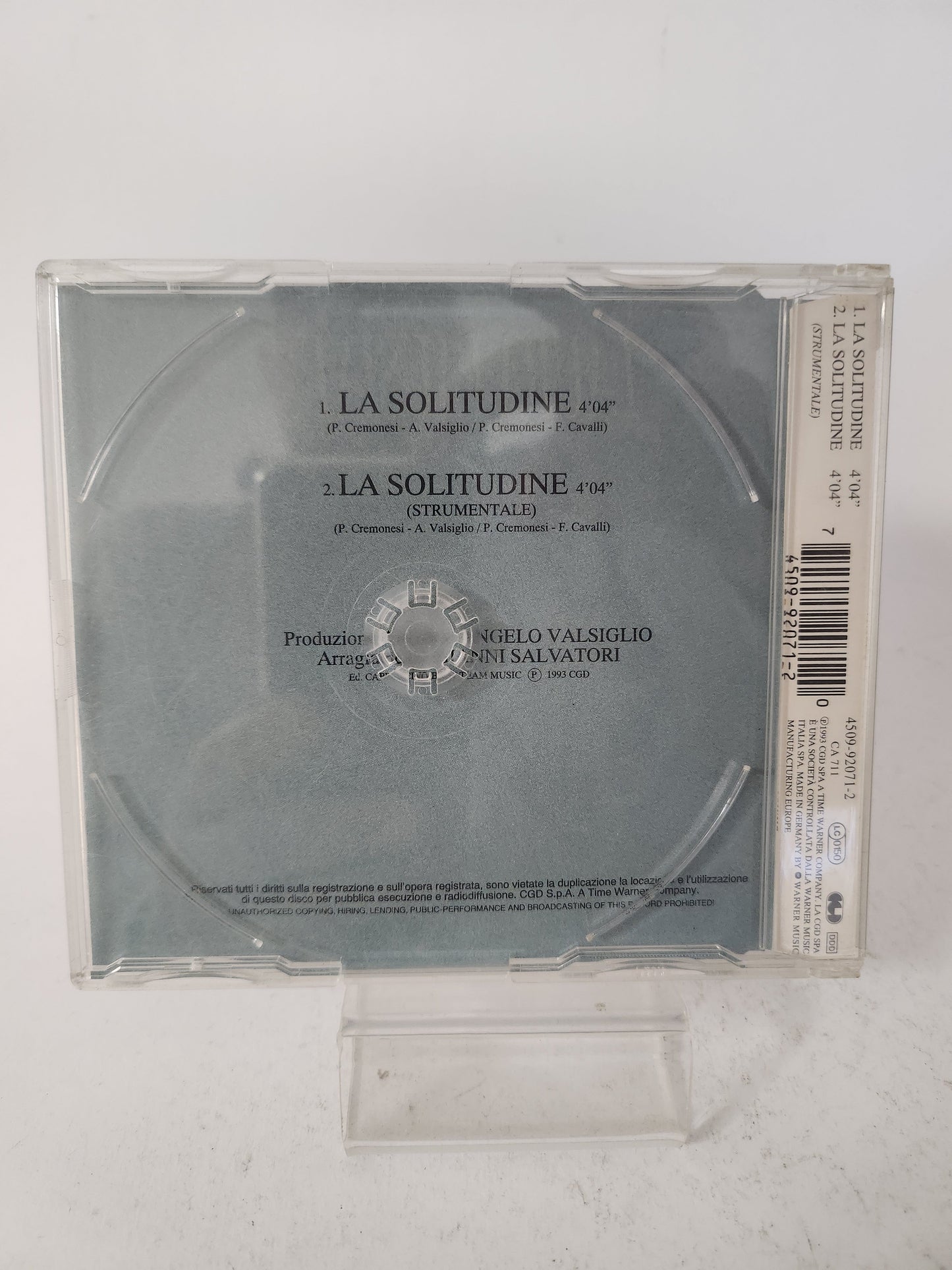 Laura Pausini: Solitudine CD Single - CD Single