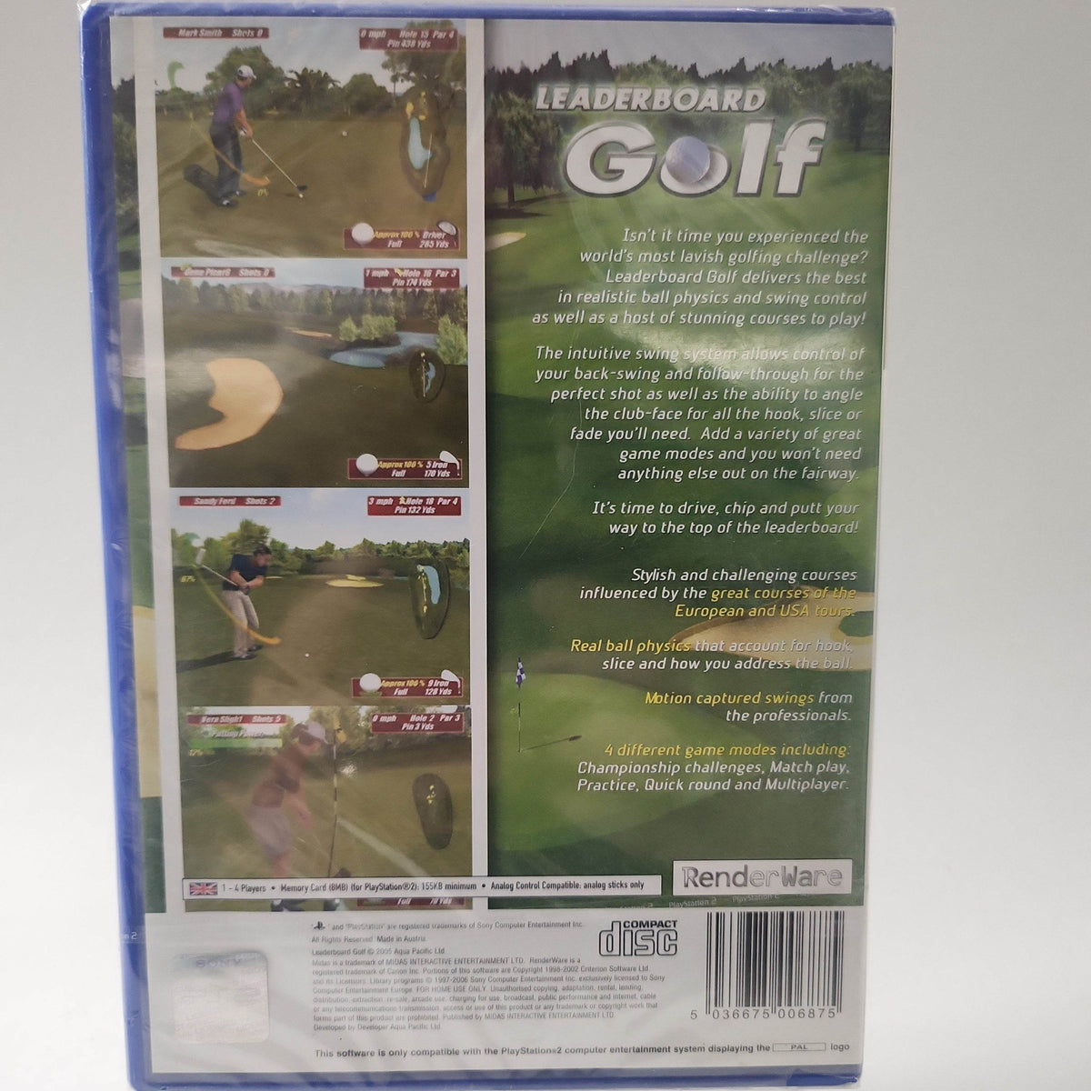 Leaderboard Golf geseald Playstation 2 - Feniks Gameshop