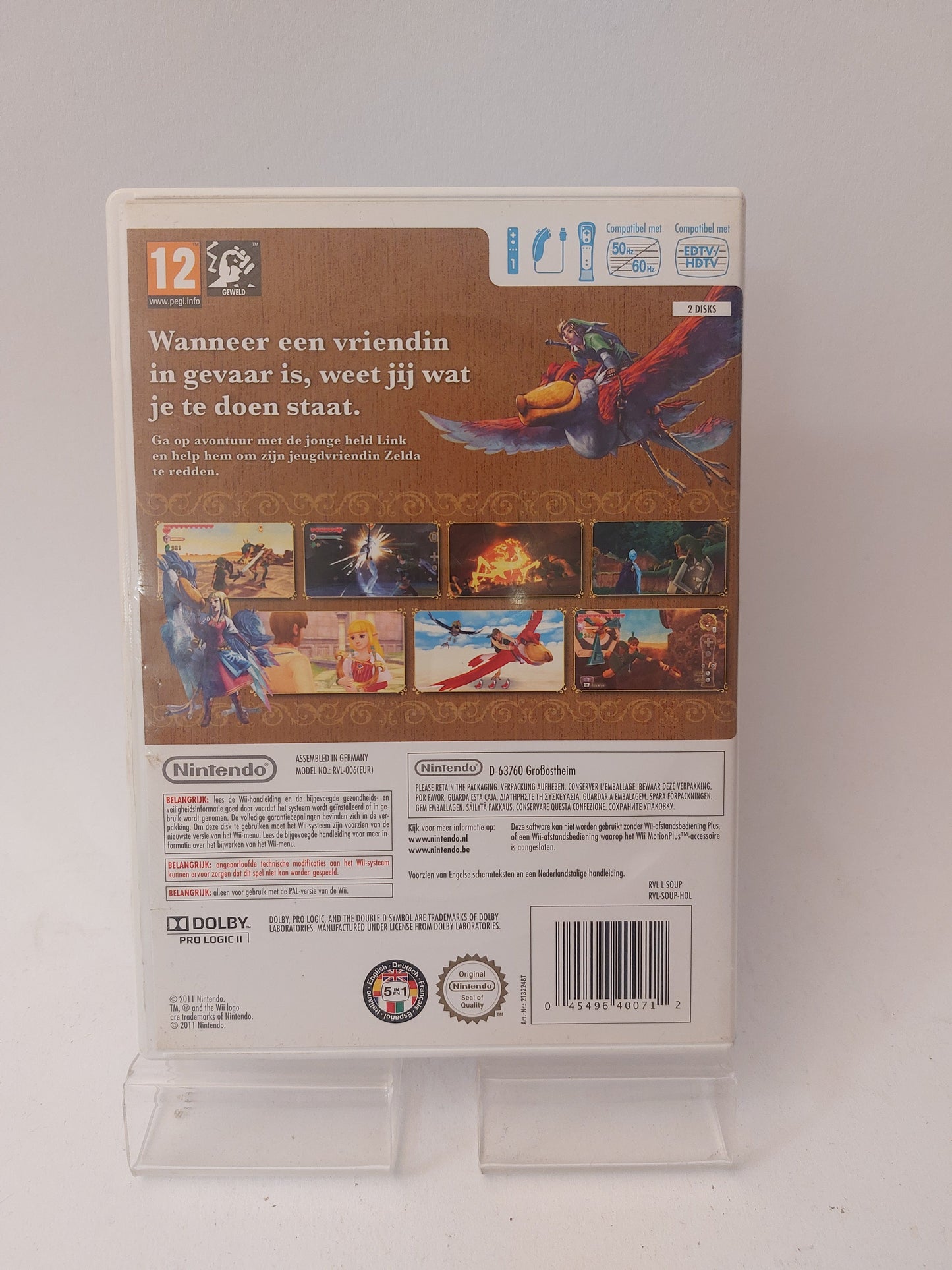 Legend of Zelda Skyward Sword inclusief CD met Orkestmuziek Nintendo Wii - Nintendo Wii Games