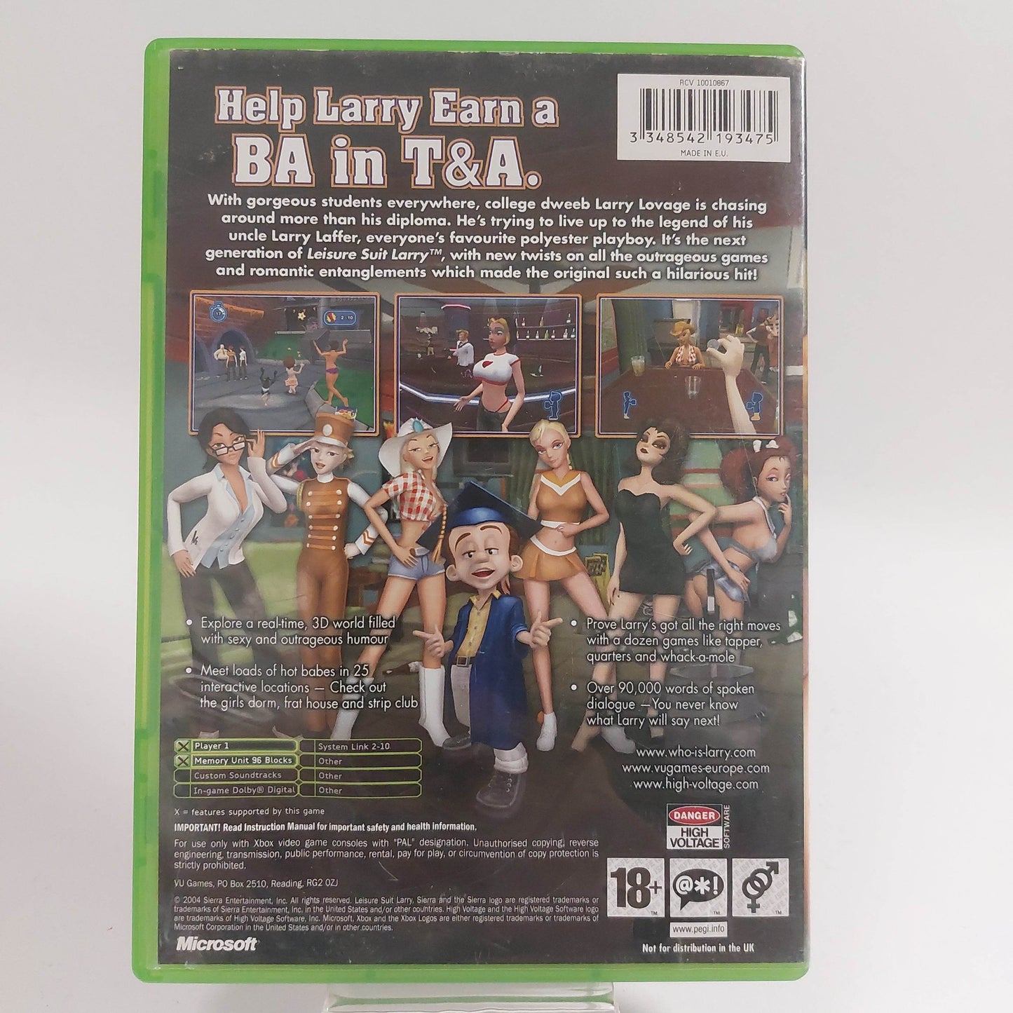 Leisure Suit Larry Magna Cum Laude Uncut Xbox Original - Feniks Gameshop