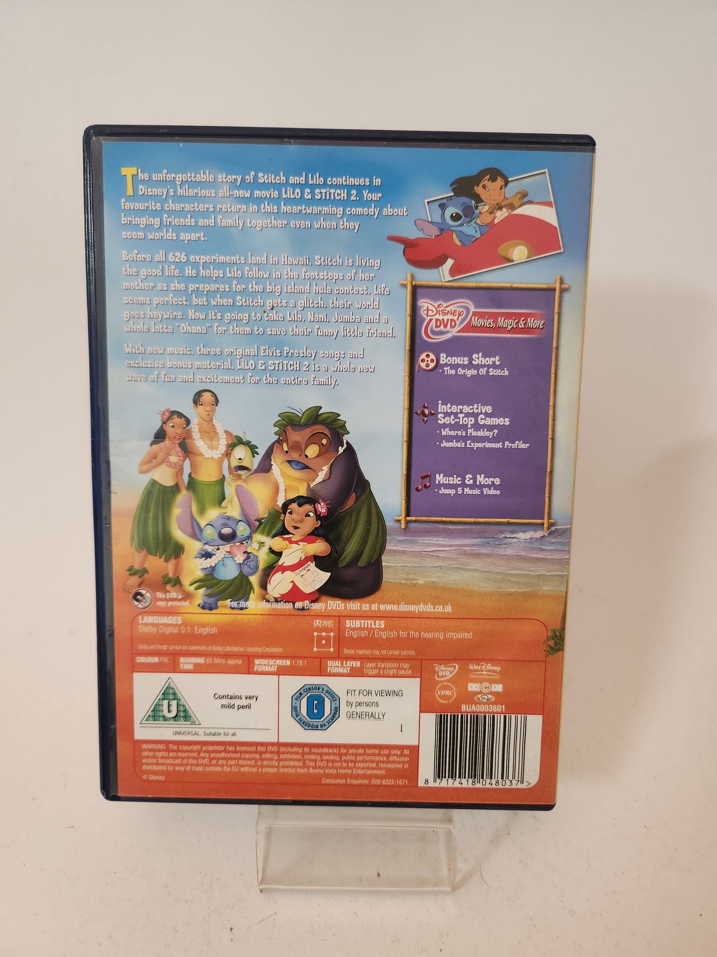 Lilo & Stitch 2: Stitch has a Glitch Dvd Kids - Dvd kids