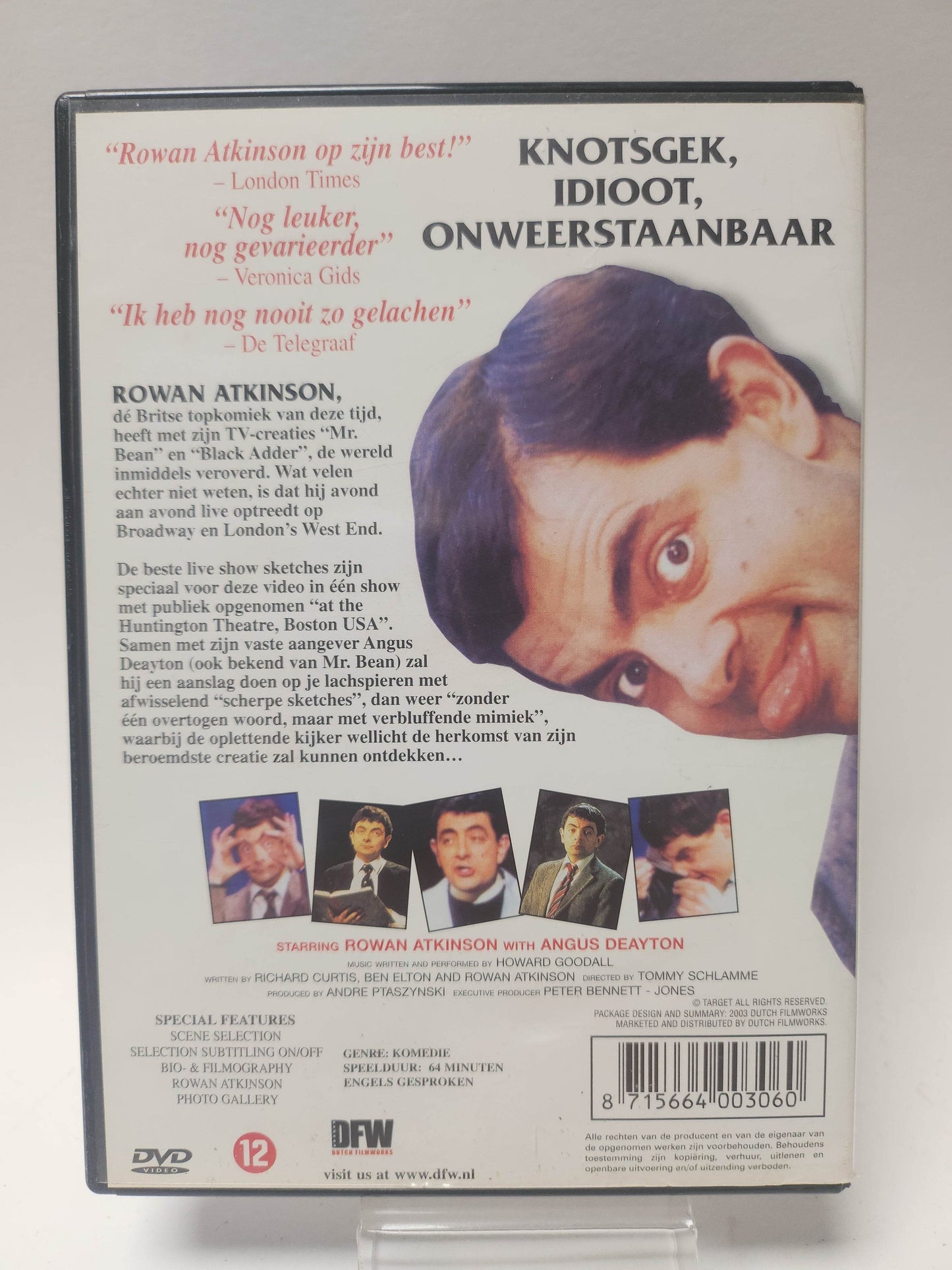 Live! Rowan Atkinson DVD - Feniks Gameshop